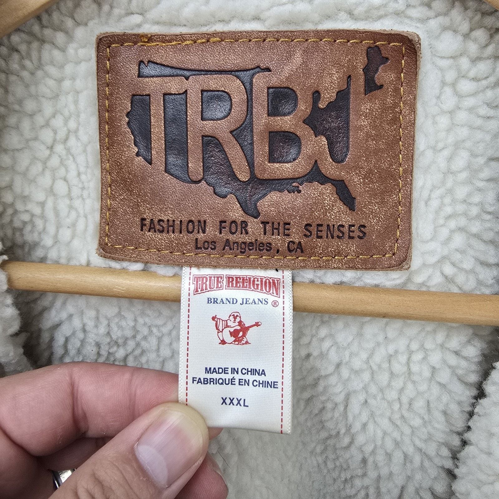 True Religion True Religion Daltry Sherpa Lined Jacket Fits XL Trucker Size US XL / EU 56 / 4 - 6 Thumbnail