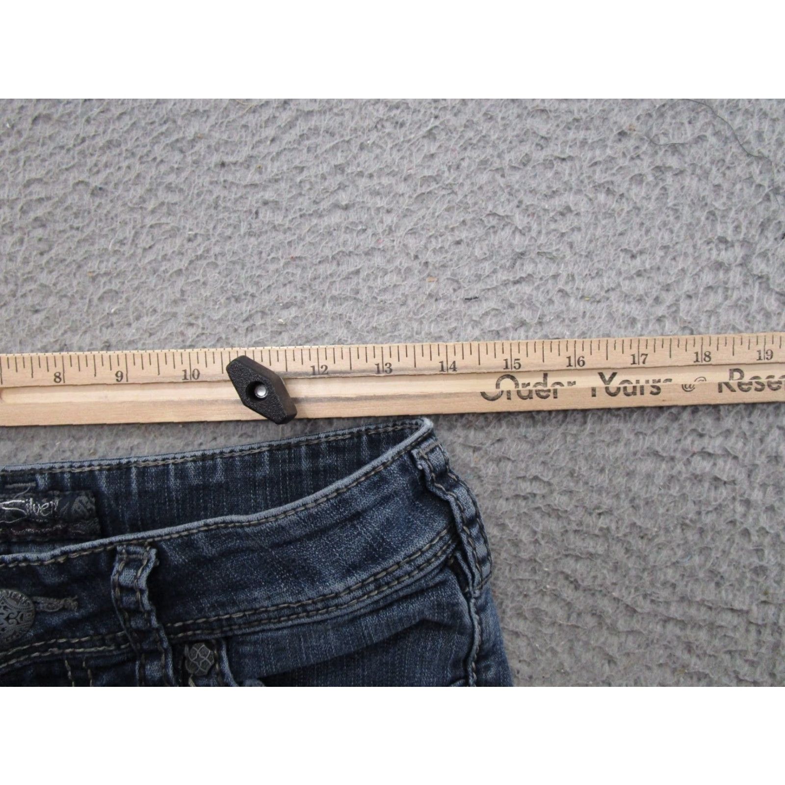 Silver Jeans Co. Vtg Silver Jeans Suki Surplus Bootcut Denim Jeans Women 28x32 Blue Pocketed Size 28" / US 6 / IT 42 - 7 Thumbnail