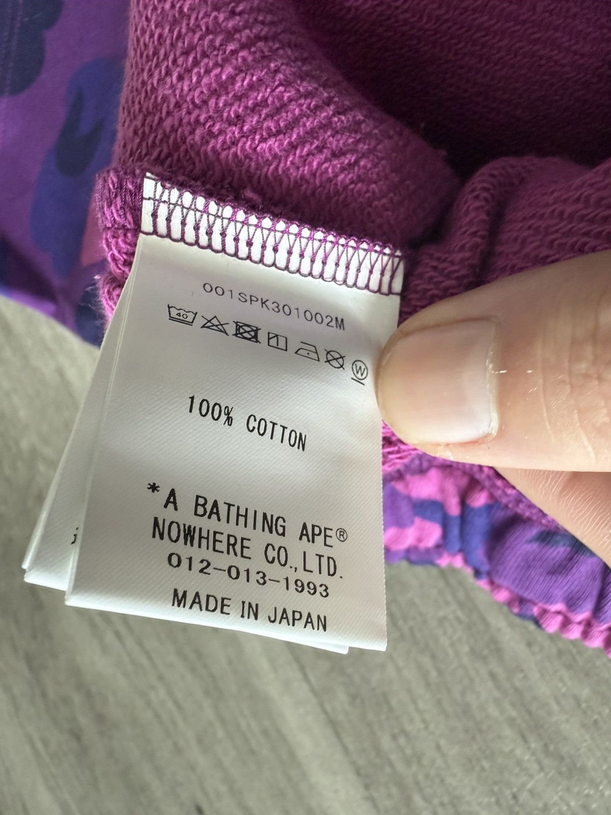 Bape Bape purple camo shark shorts Size US 32 / EU 48 - 4 Thumbnail