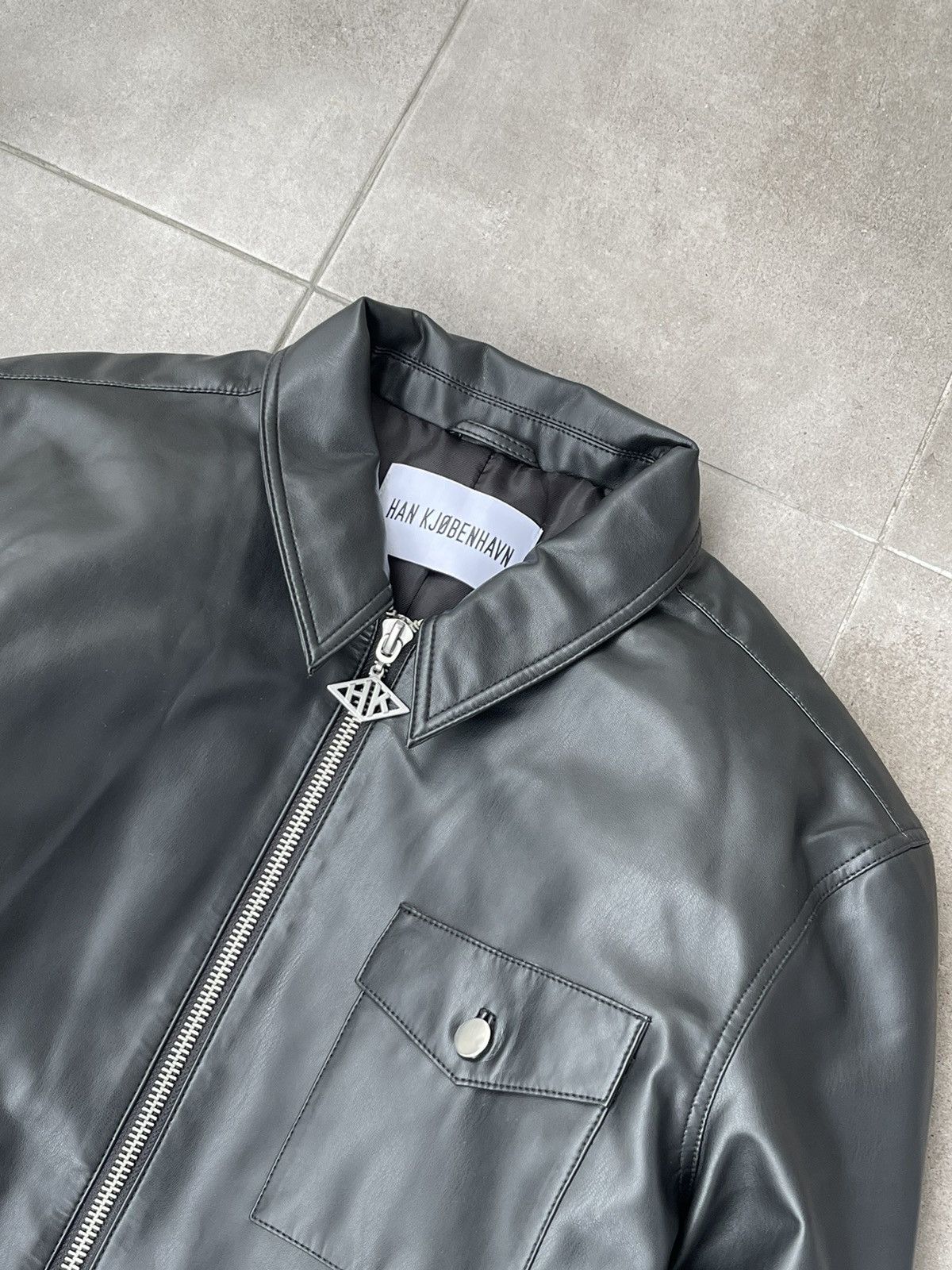 Han Kjobenhavn !DS! FW22 Han Kjobenhavn Army Zip Overshirt Black Jacket Size US M / EU 48-50 / 2 - 15 Thumbnail