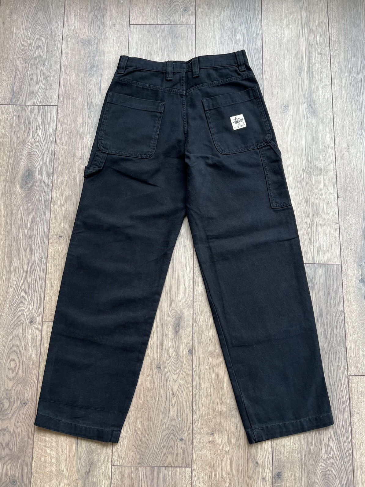 Stussy Stussy Canvas Double Knee Work Pants “Black” 28 Size US 28 / EU 44 - 2 Thumbnail