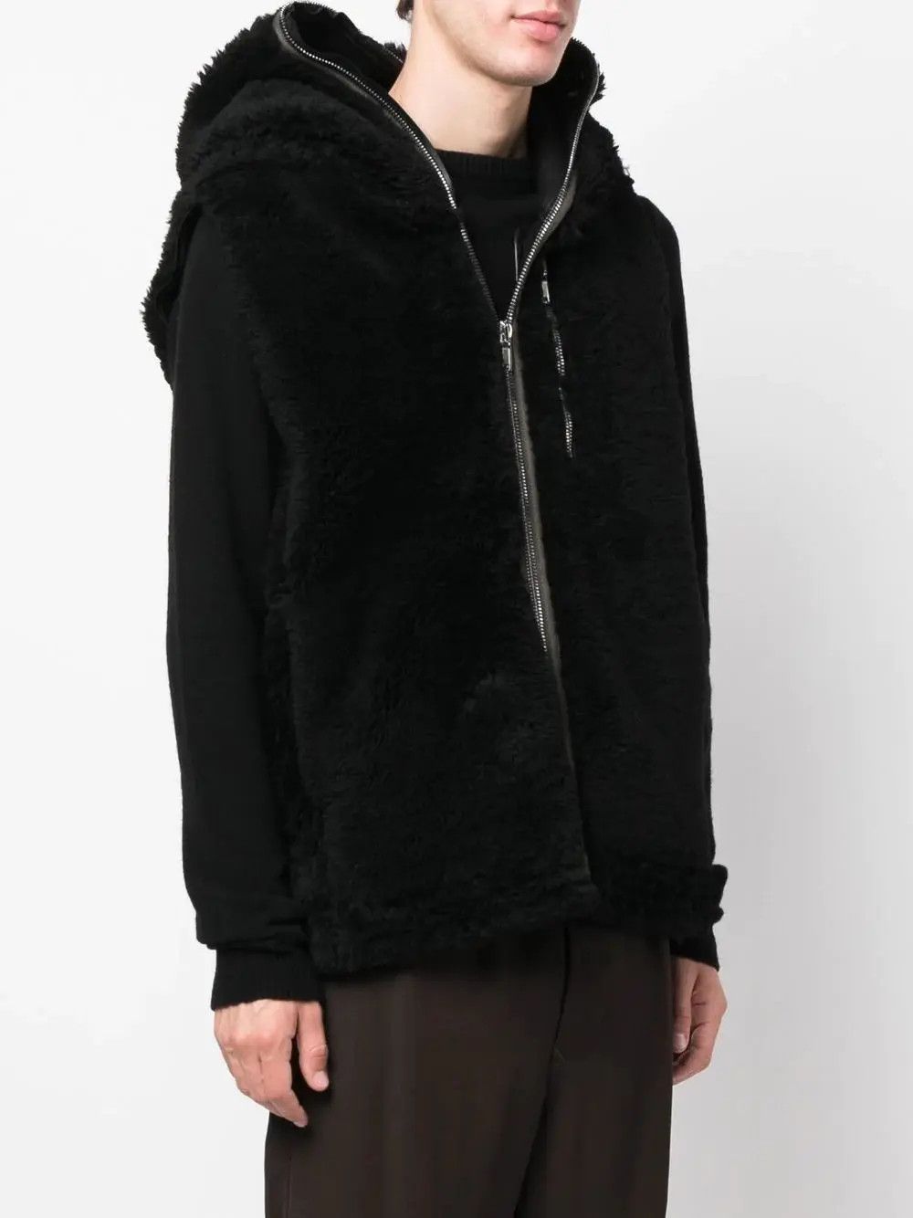 Rick Owens EU46 Lamb Shearling Runway Gimp Leather Vest FW22 Strobe Size US S / EU 44-46 / 1 - 18 Thumbnail
