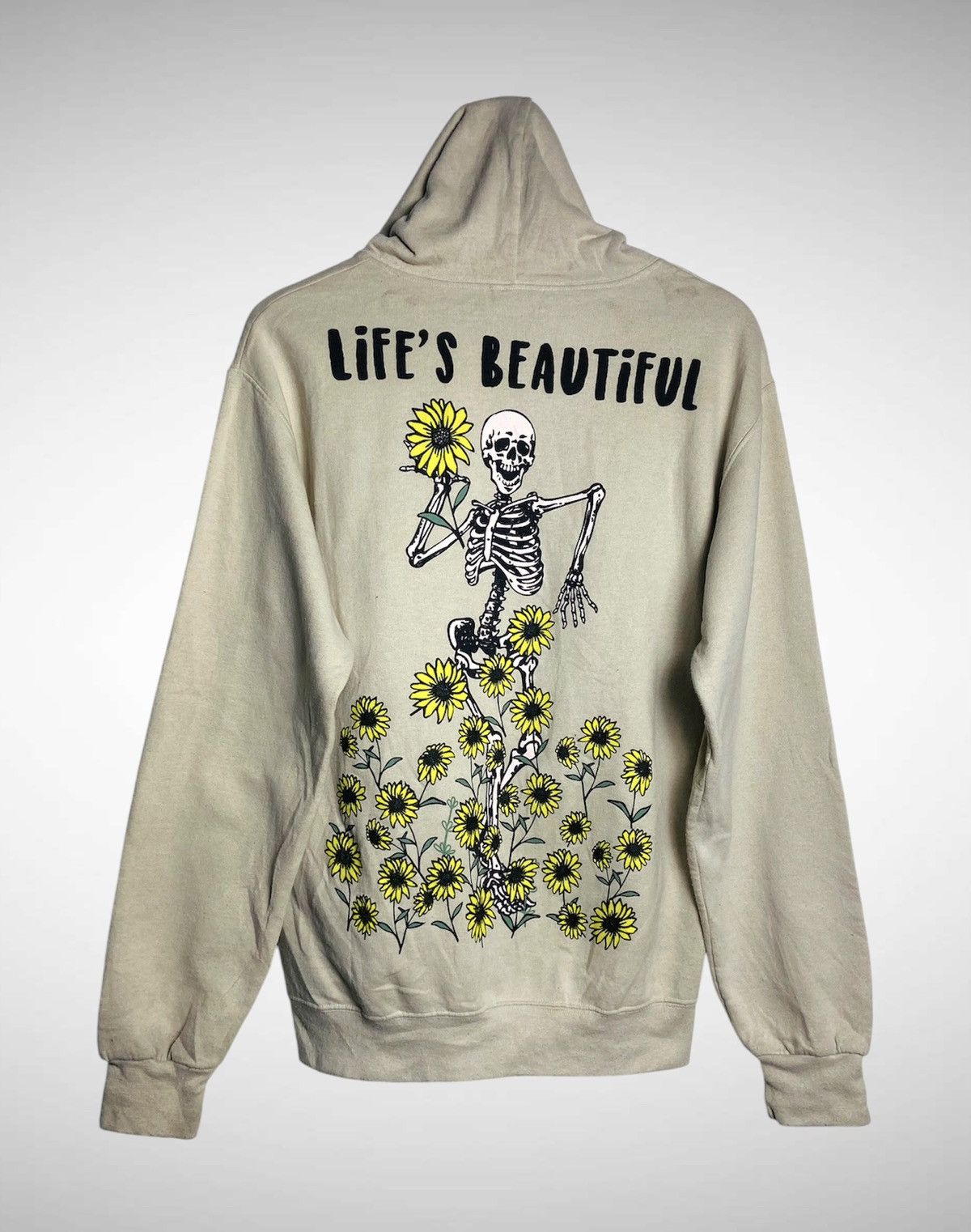 Bowery Bowery Skull + Flowers Hoodie Size US M / EU 48-50 / 2 - 1 Thumbnail