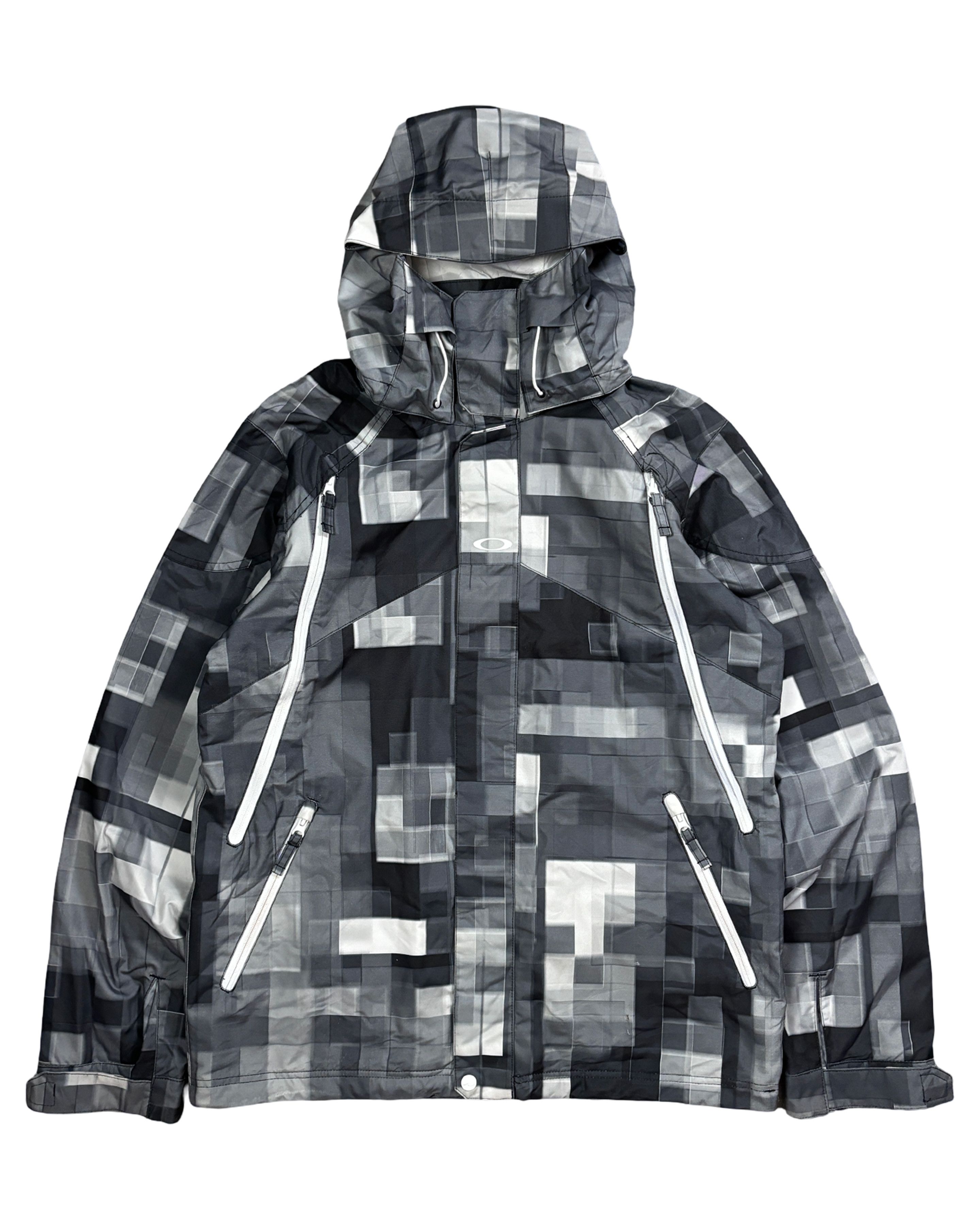 Oakley Vintage Oakley Software Ventilated Jacket Geometric AOP Size US M / EU 48-50 / 2 - 1 Thumbnail