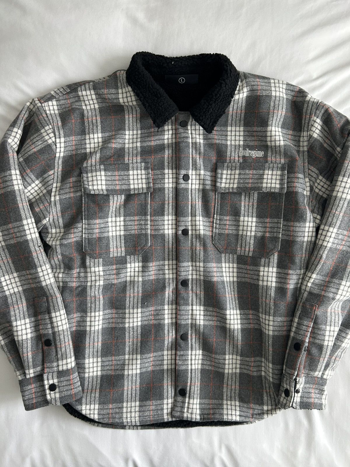 Civil Regime Civil Regime Sherpa Lined Flannel Embroidered Size US L / EU 52-54 / 3 - 1 Thumbnail