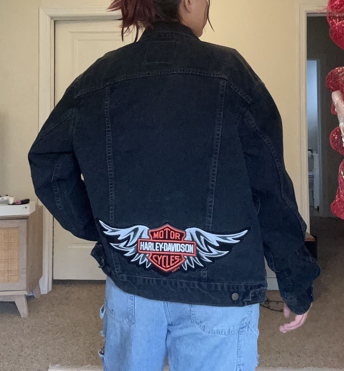 Levi's Vintage Clothing Vintage Levi’s 70507 Black Jacket W Harley Davidson Patch Size US L / EU 52-54 / 3 - 5 Thumbnail
