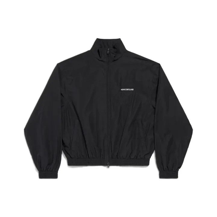Balenciaga Balenciaga SS24 Lettered High-Neck Zip Jacket 0079 Size US XS / EU 42 / 0 - 1 Thumbnail