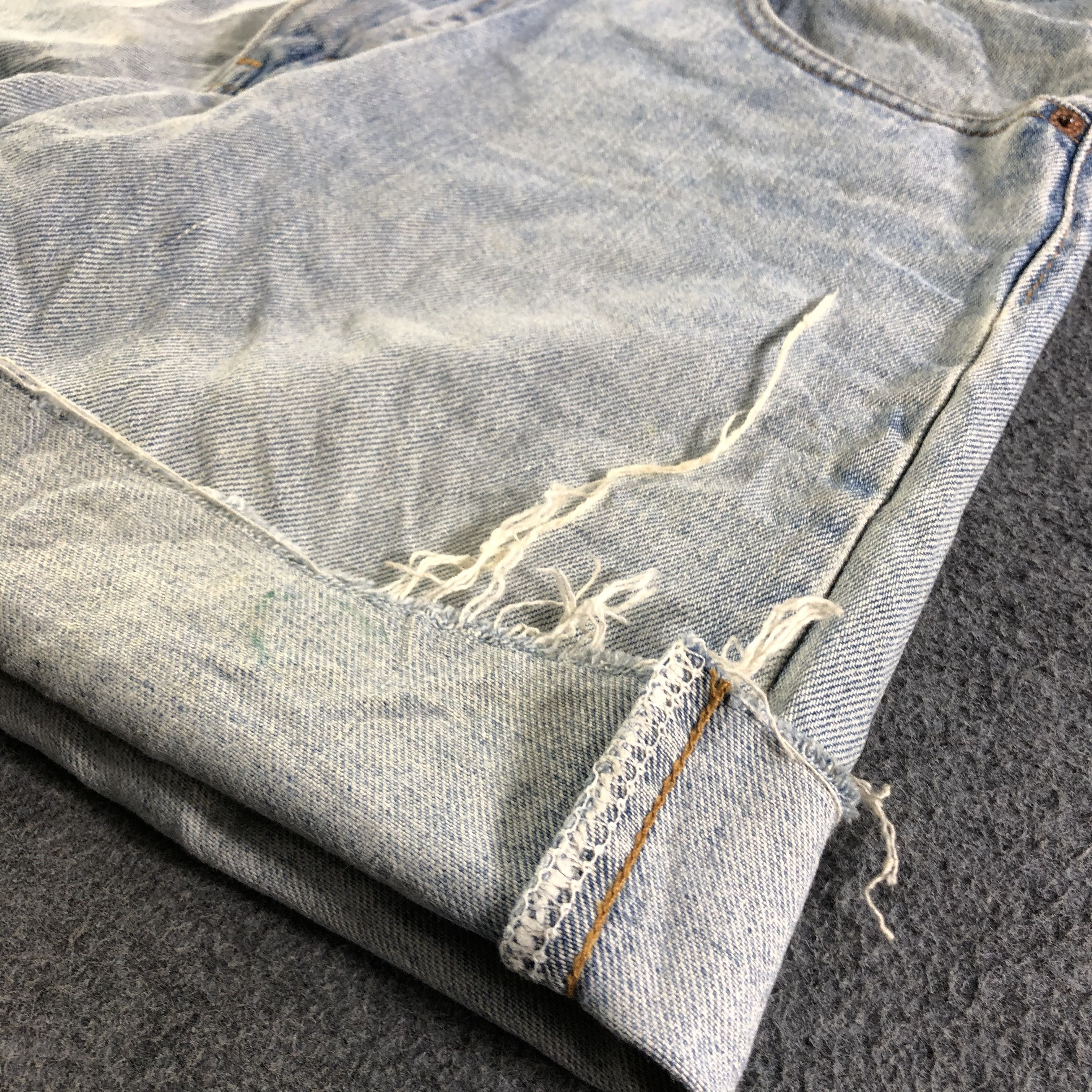 Levi's × Vintage Vintage Light Wash Levis 550 Jeans-J4564 Size 31" - 6 Thumbnail