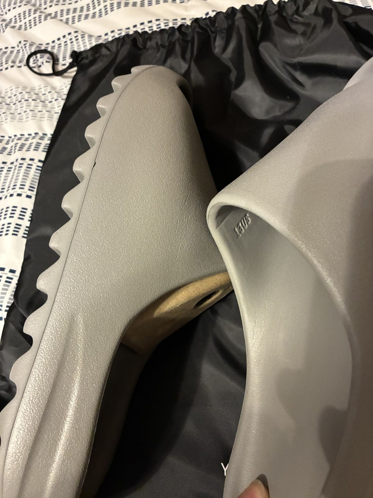 Yeezy Yeezy Slides Grey Size US 13 / EU 46 - 10 Thumbnail