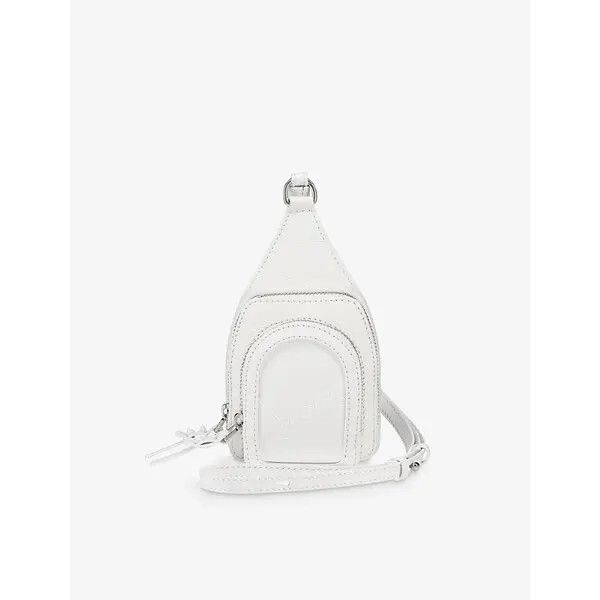 Christian Louboutin o1bcso1str0825 Size:OS/Loubifunk Mini Logo-Embossed in White Size ONE SIZE - 1 Thumbnail