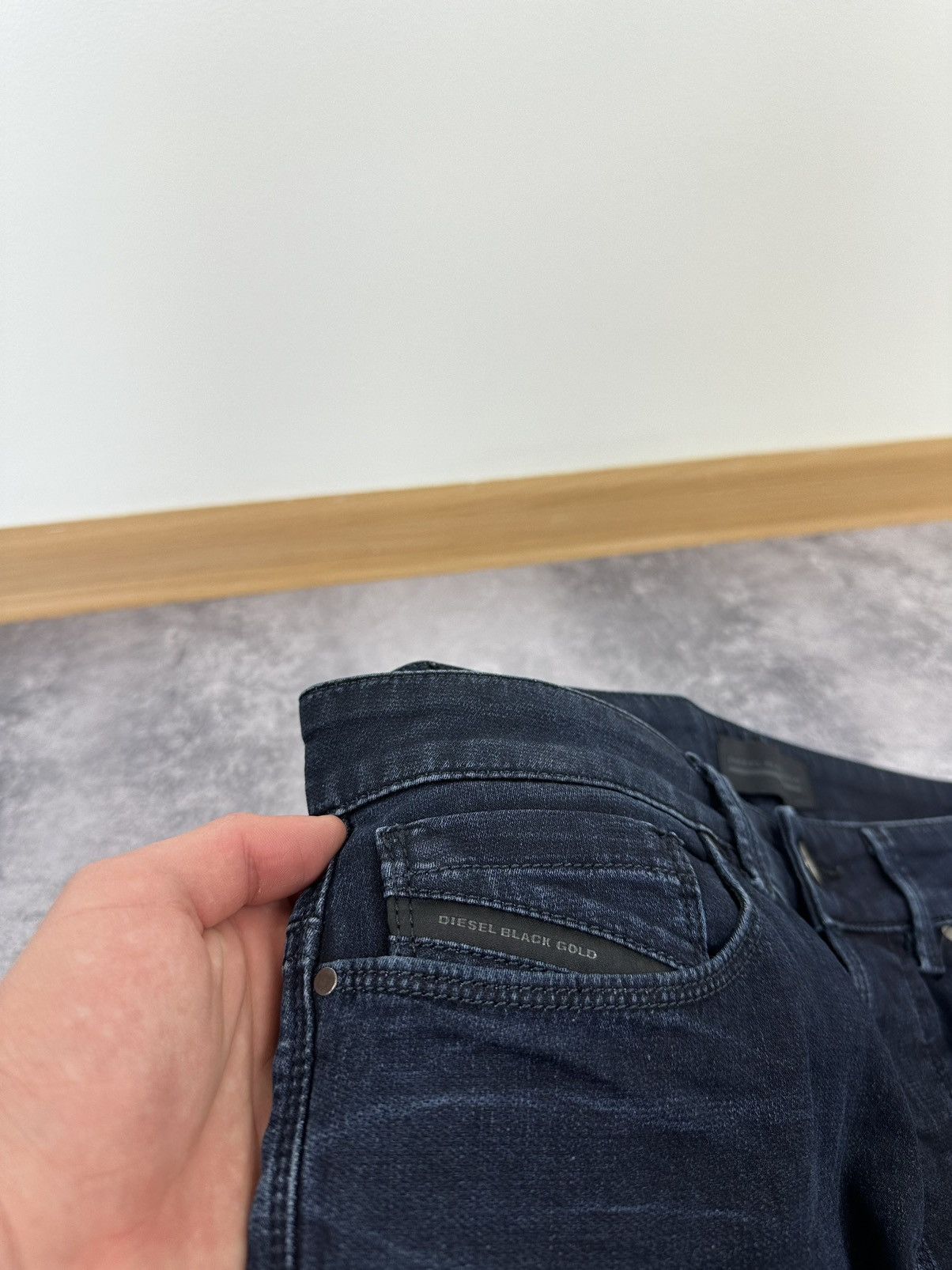 Other Diesel Black Gold Avant Garde Designer Opium Hype Slim Jeans Size US 29 - 11 Thumbnail