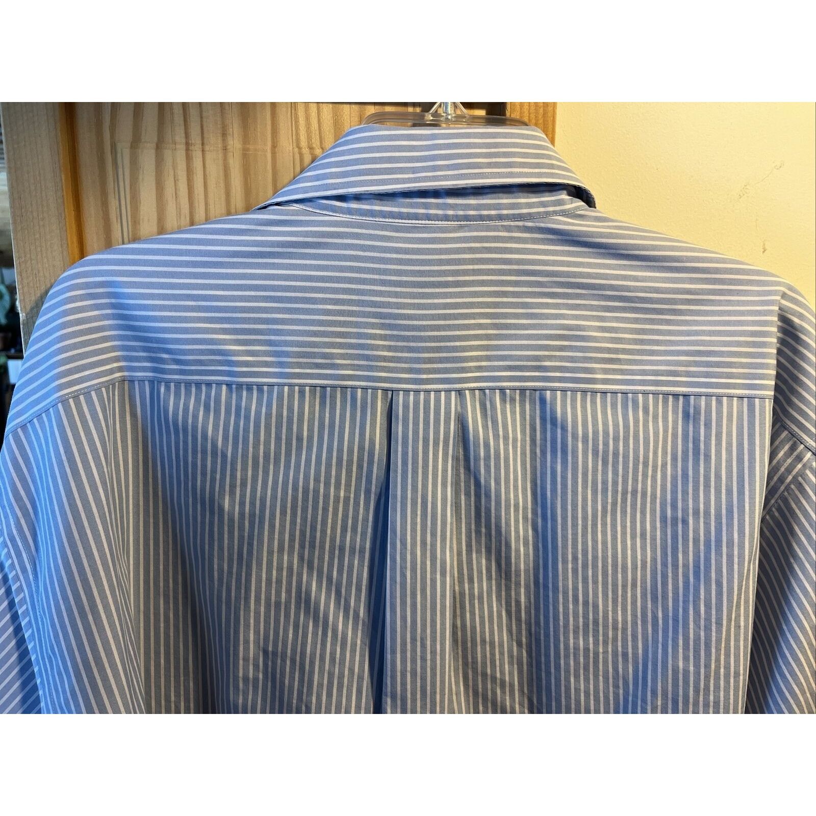Brooks Brothers Brooks Brothers 346 Mens XL Blue Striped Button Cotton Shirt Size US XL / EU 56 / 4 - 7 Thumbnail