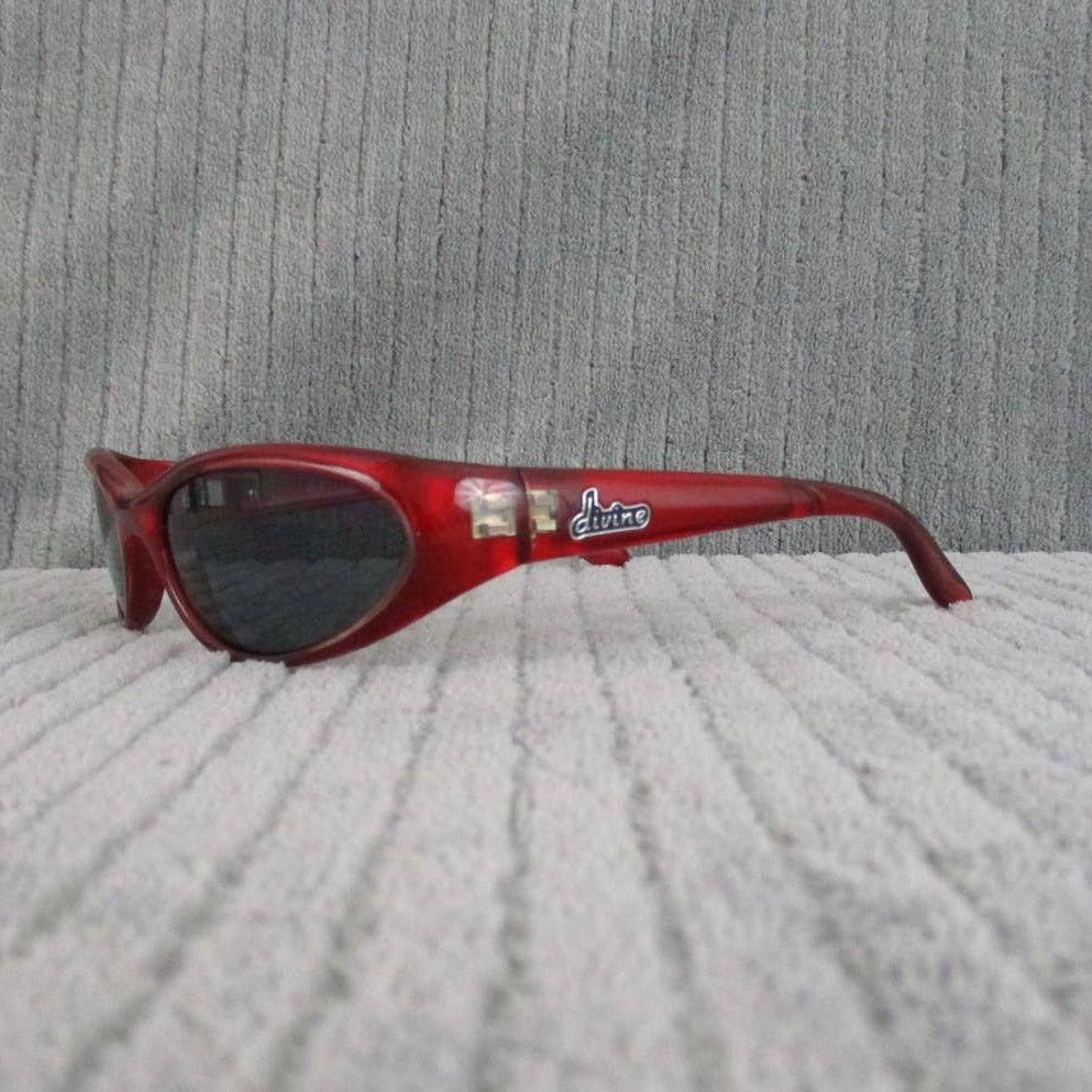 Other New Divine Eyewear Nyx Red/Smoke Sunglasses Women's NWT Size ONE SIZE - 2 Thumbnail