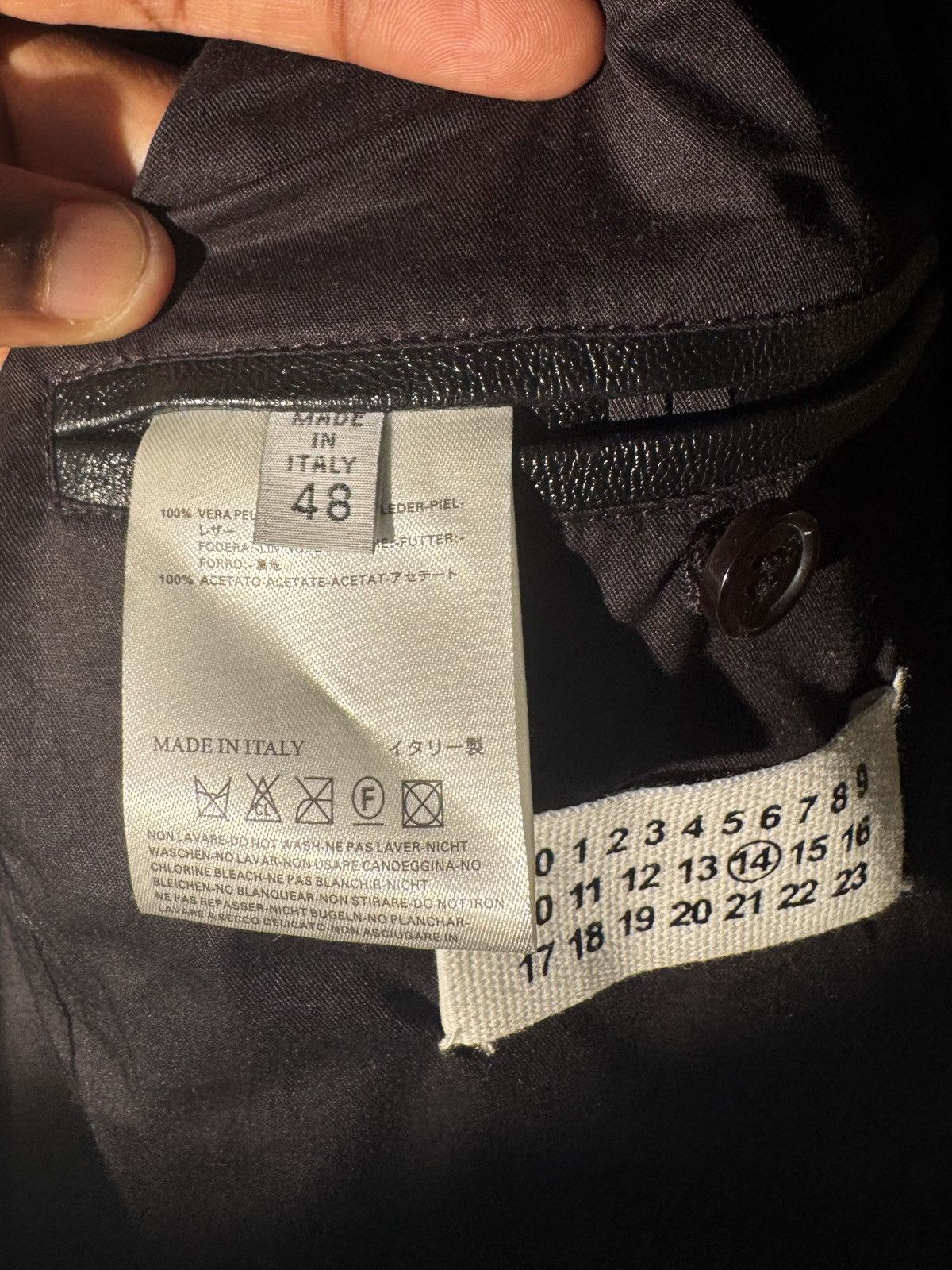 Maison Margiela Maison Martin Margiela Archival 5-Zip Leather Jacket (AW07) Size US M / EU 48-50 / 2 - 10 Thumbnail