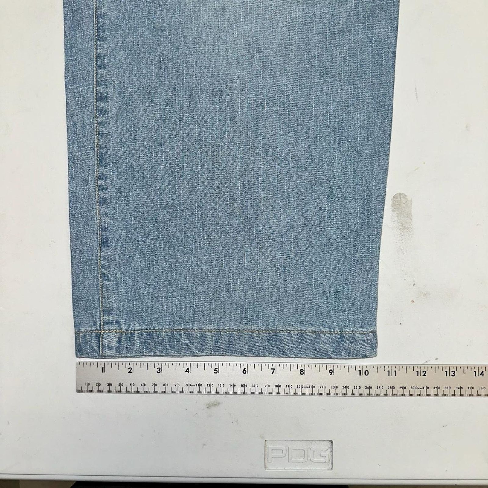 Vintage Vintage baggy y2k xclusive light blue unique embroidered Size US 36 / EU 52 - 5 Thumbnail