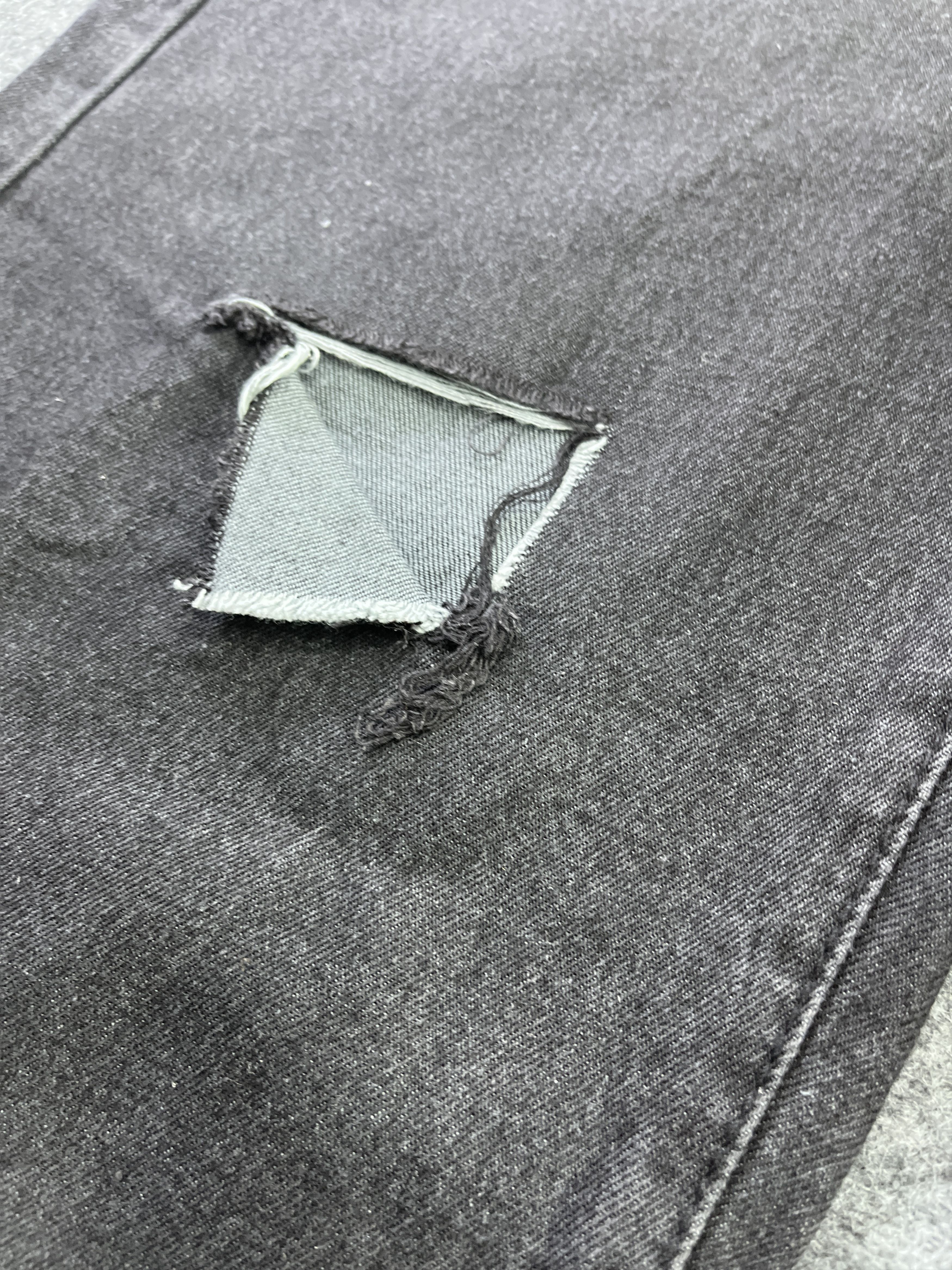 Japanese Brand Japanese Brand Black Distressed Baggy Jeans - J948 Size US 28 / EU 44 - 9 Thumbnail