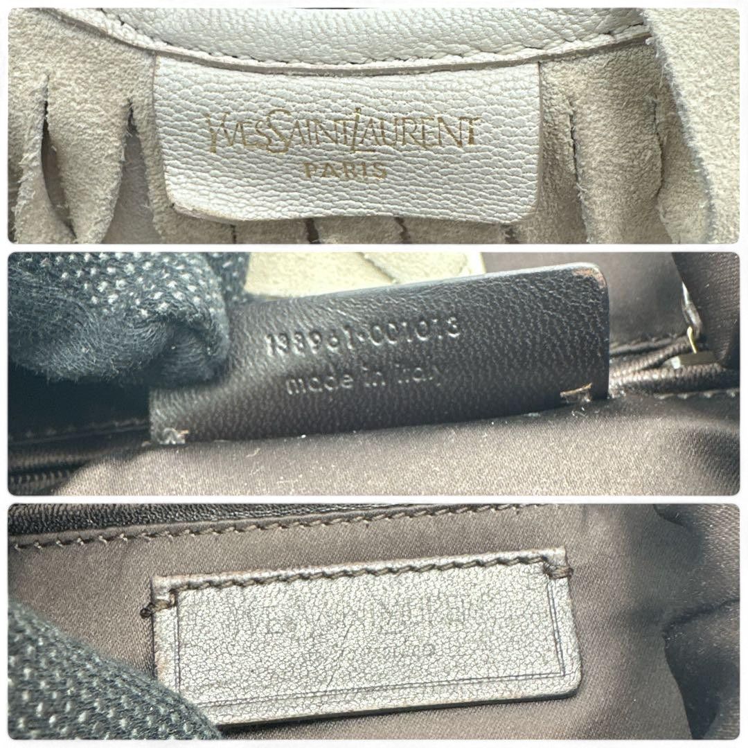 Yves Saint Laurent Yves Saint Laurent - Gauche Fringe Leather Chain Handbag Size ONE SIZE - 10 Thumbnail