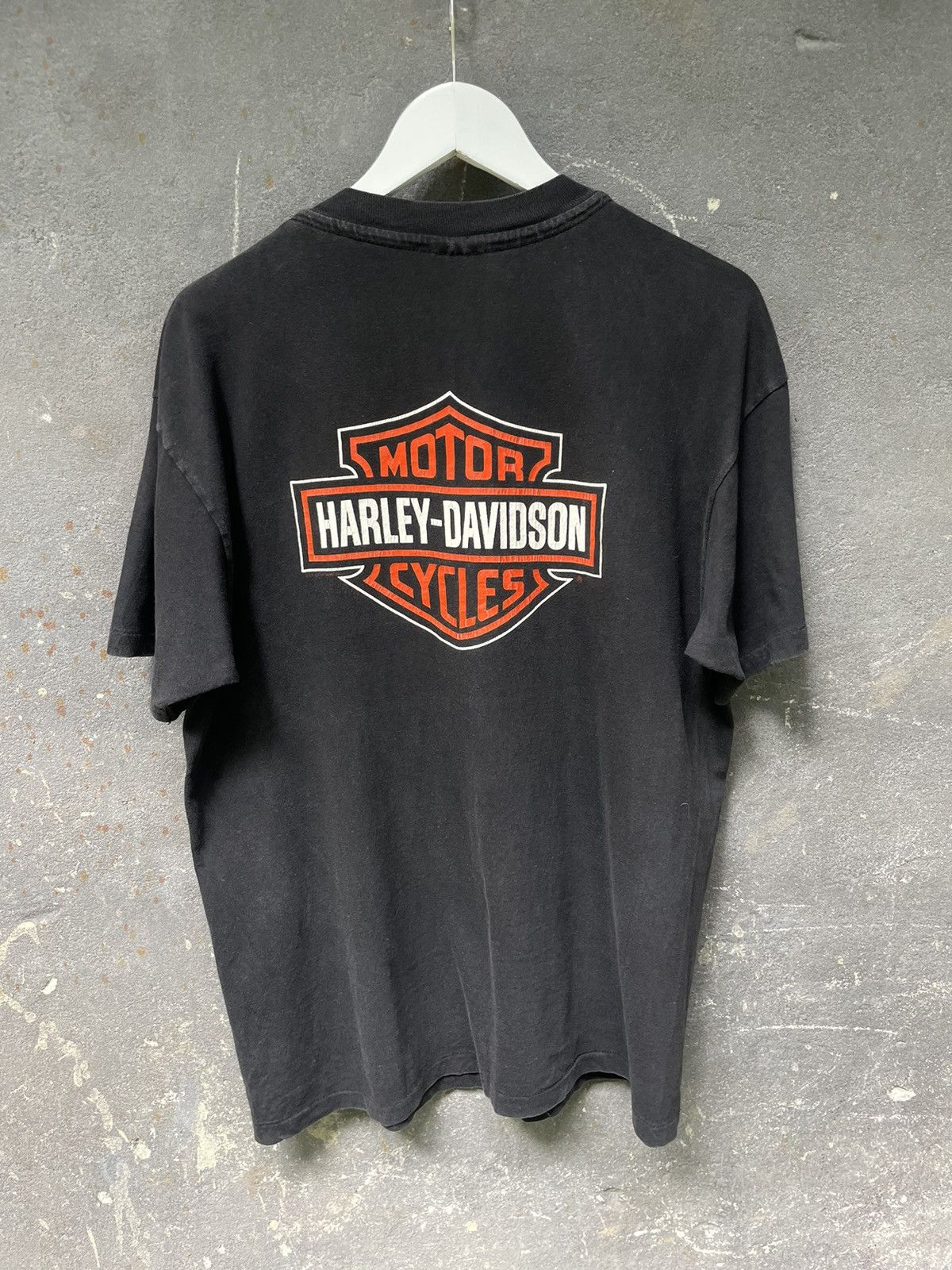 Harley Davidson × Vintage 1994 Harley Davidson Eagle T-Shirt Vintage Faded Size US L / EU 52-54 / 3 - 4 Thumbnail