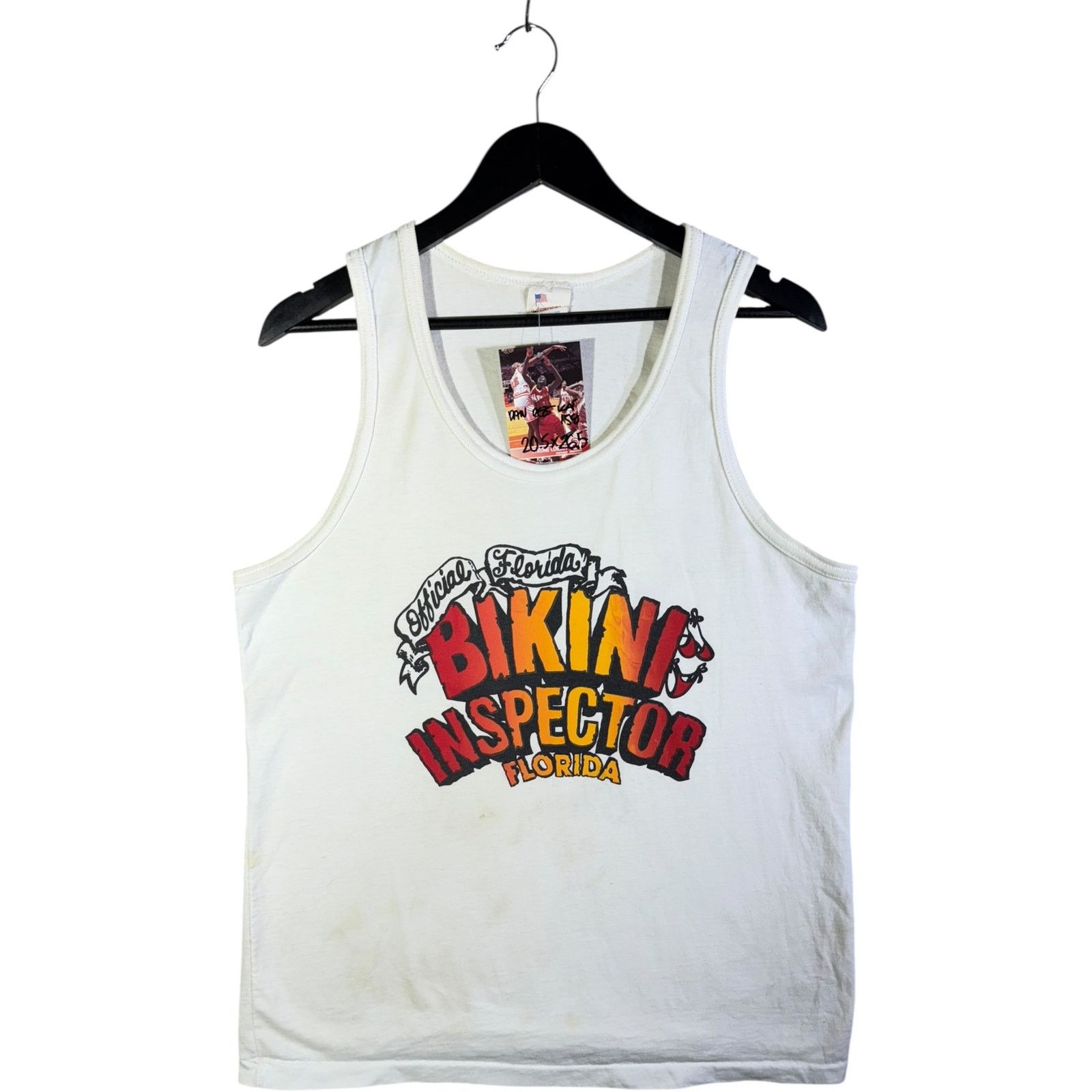 Vintage Vintage Bikini Inspector Florida Official Tank Top Large Size US L / EU 52-54 / 3 - 1 Thumbnail