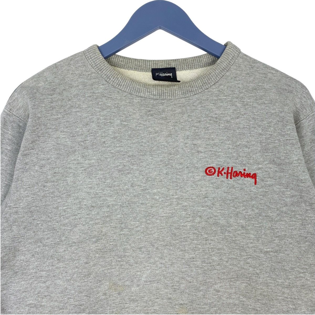 Keith Haring Keith Haring Sweatshirt Crewneck Grey Pullover Jumper Size US M / EU 48-50 / 2 - 3 Thumbnail