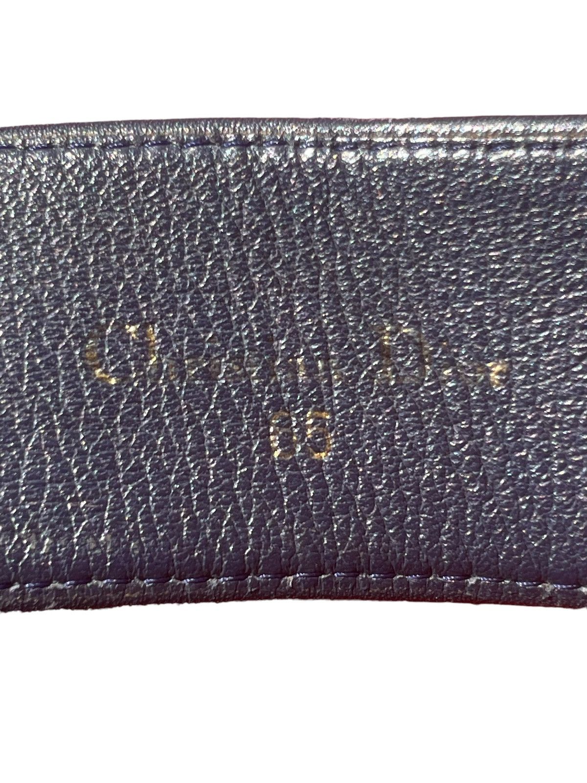 Christian Dior Monsieur × Dior Vtg Christian Dior CD Gold Pleated Interlocking Leather Belt Size ONE SIZE - 8 Thumbnail