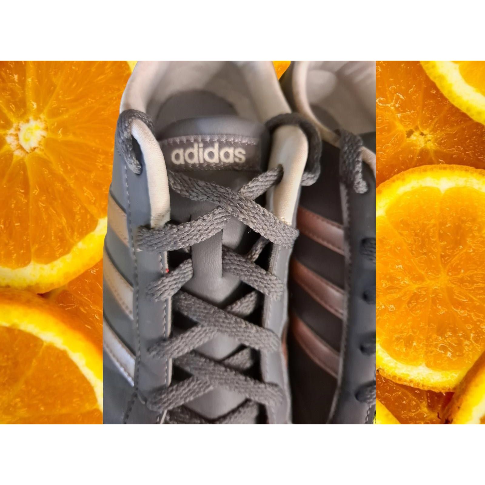 Adidas Adidas Gray with Silver Trim Lace Up Shoes Size 8 Size ONE SIZE - 3 Thumbnail