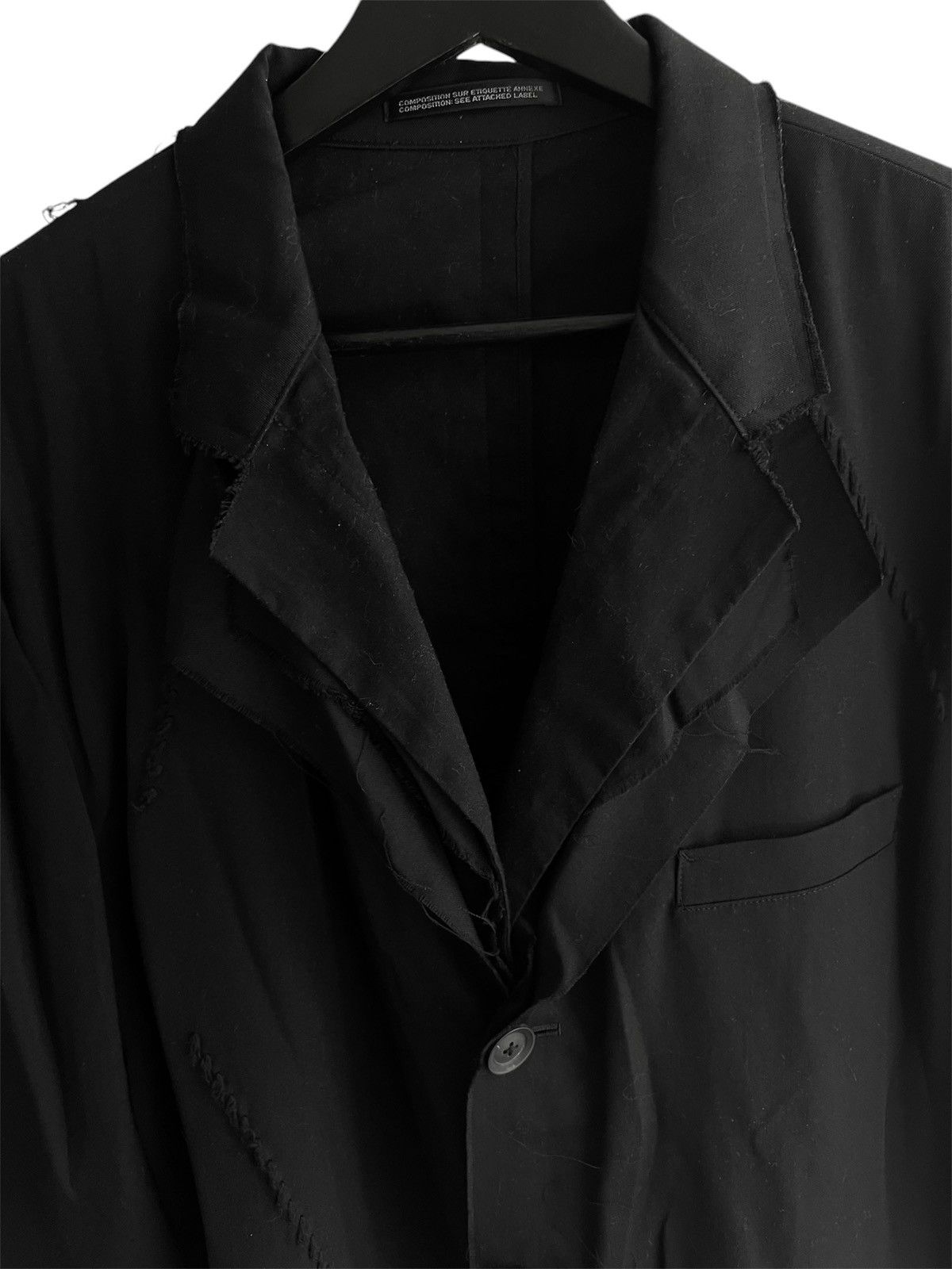 Yohji Yamamoto Yohji Yamamoto Pour Homme AW15 Jacket Size 38R - 5 Thumbnail
