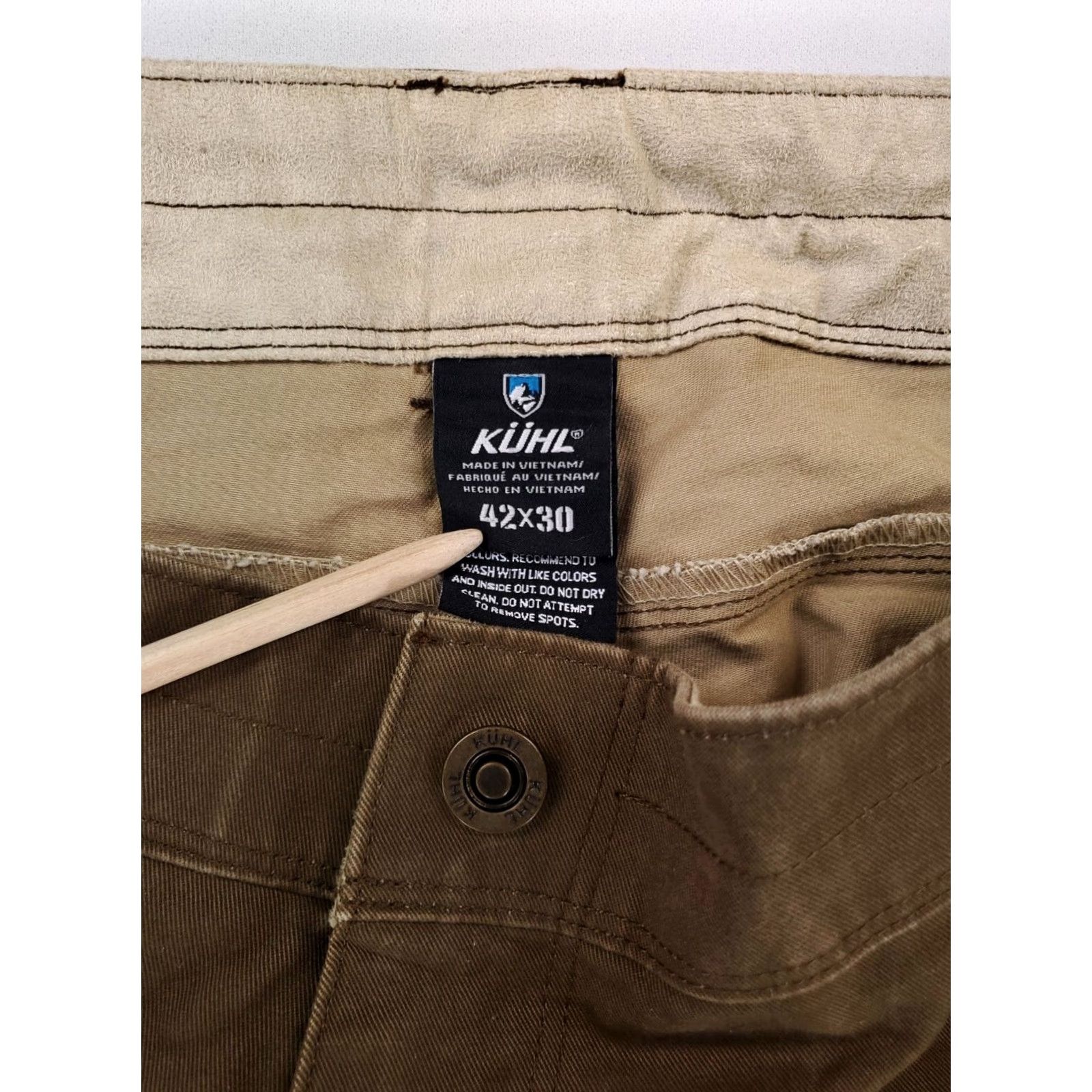 Vintage VINTAGE KÜHL Rydr Jeans Mens 42 x 30 Brown Straight 43 Inseam Patina Dye Size US 43 - 4 Thumbnail