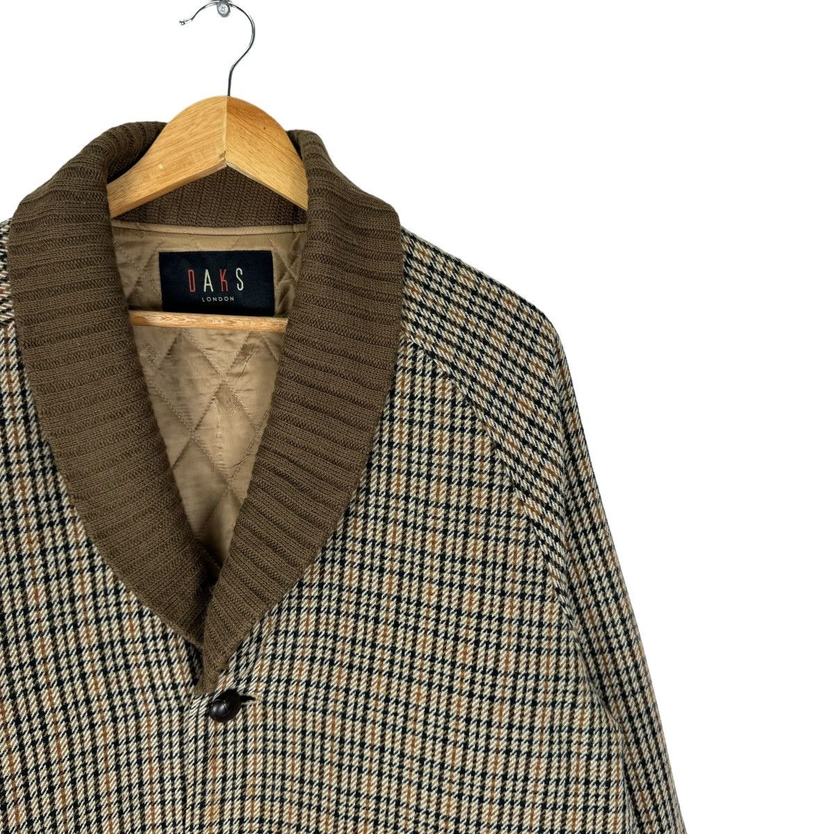DAKS ☀️DAKS LONDON NOVA CHECKED BUTTON JACKET Size US M / EU 48-50 / 2 - 4 Thumbnail