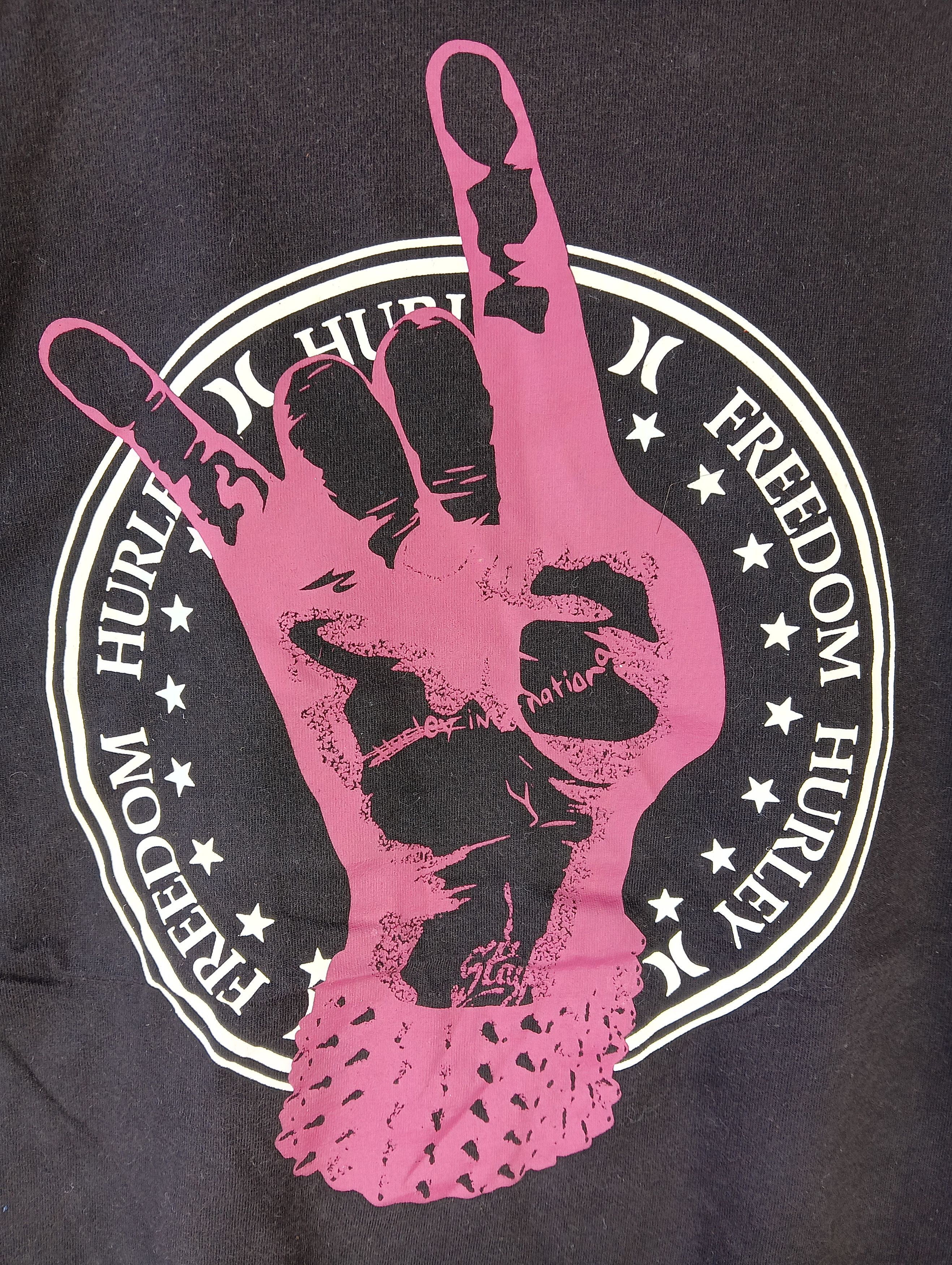Hurley VINTAGE FREEDOM HURLEY TEE BIG LOGO Size US M / EU 48-50 / 2 - 1 Thumbnail