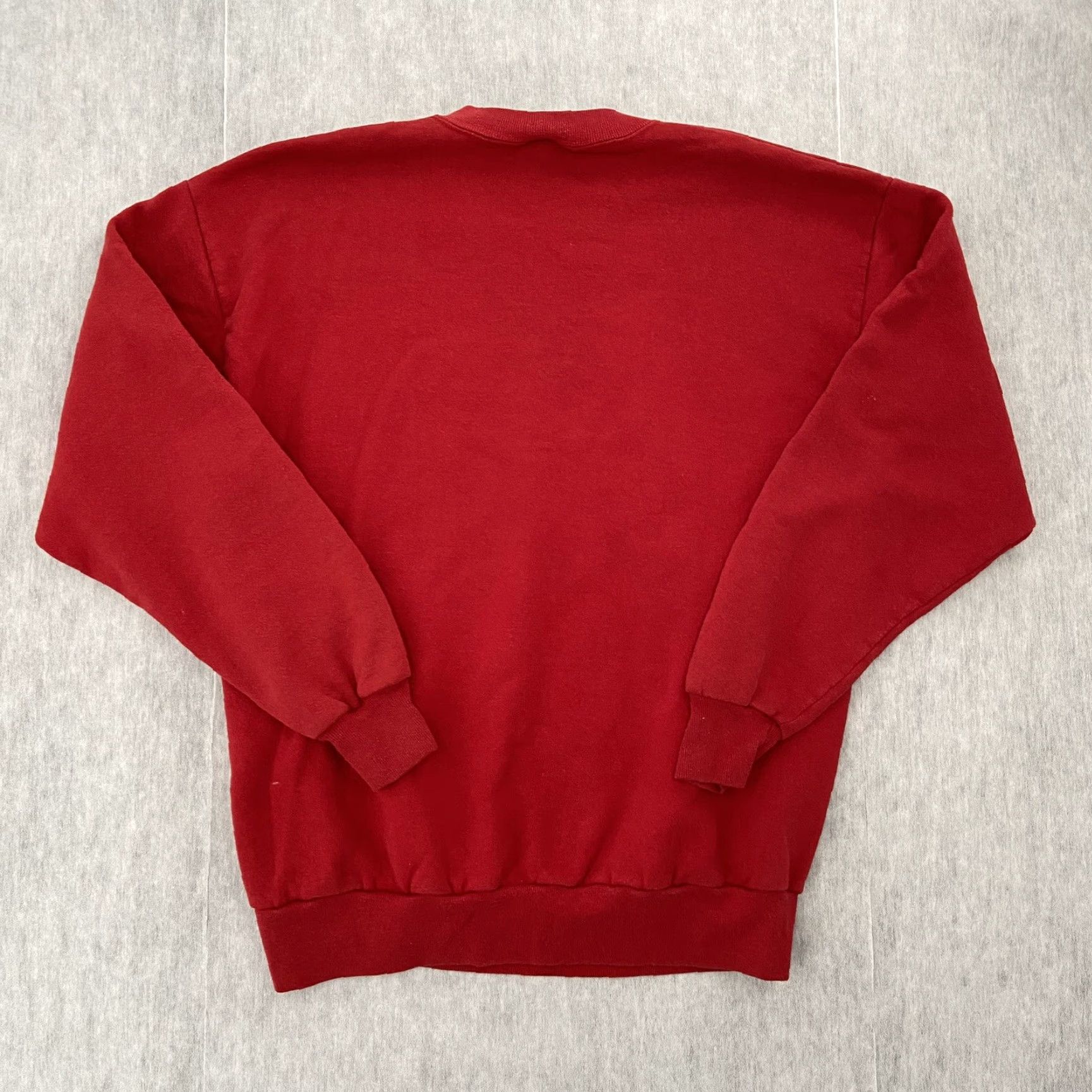 Jerzees VINTAGE Christmas Holiday Sweater Adult Dear Santa Pullover Red Mens Large L 90s Brand JERZEES Size Size L / US 10 / IT 46 - 2 Thumbnail