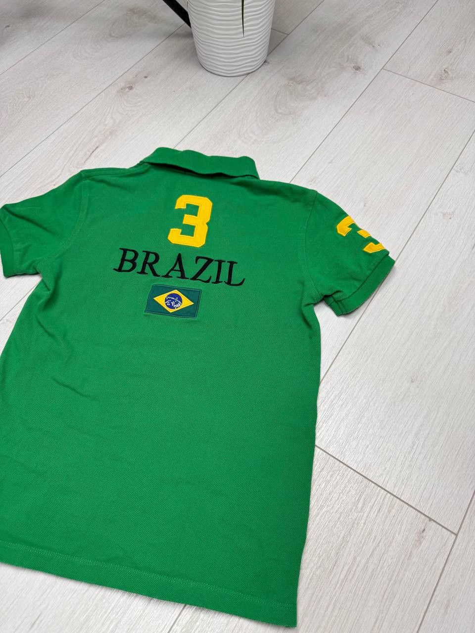 Polo Ralph Lauren Polo Ralph Lauren T-shirt green yellow BRASIL Size XS / US 0-2 / IT 36-38 - 13 Thumbnail