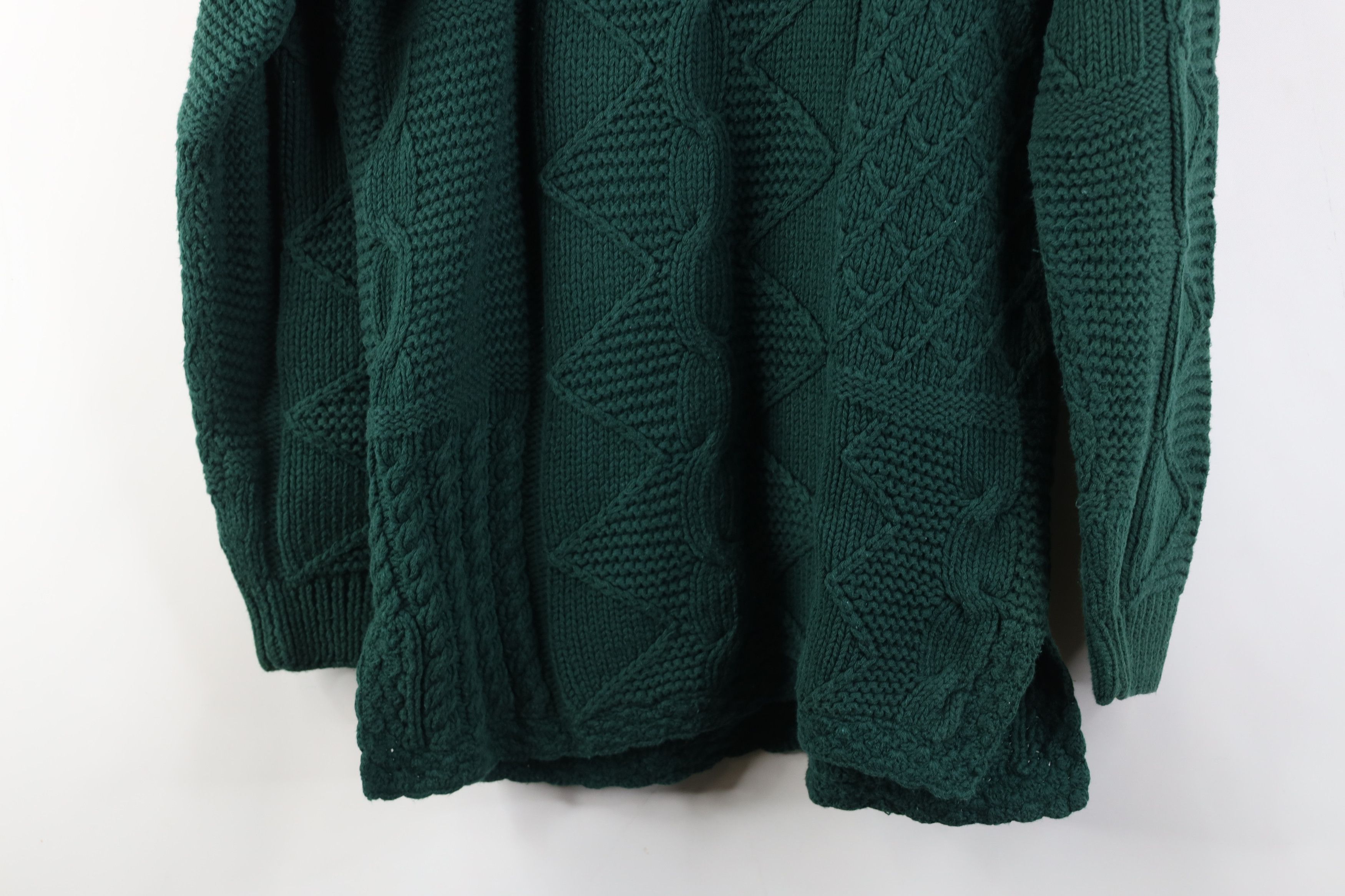 Vintage Vintage 90s Streetwear Chunky Fisherman Cable Knit Sweater Size S / US 4 / IT 40 - 12 Thumbnail