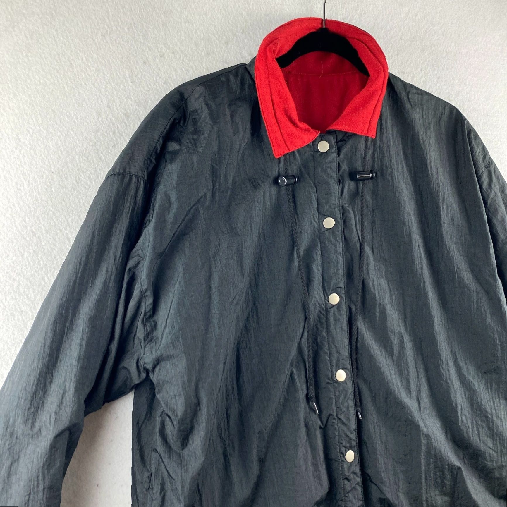 MooRER VINTAGE Jennifer Moore Jacket Mens M Black Red Reversible Snap Button Jacket Mens M Black Red Reversible Button Snap Size US M / EU 48-50 / 2 - 6 Thumbnail