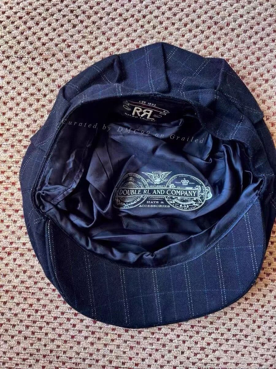 RRL Ralph Lauren RRL Blue Plaid Newsboy Cap Size ONE SIZE - 1 Thumbnail