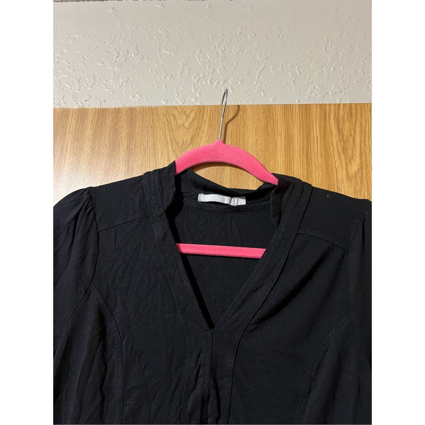 BKE Red By BKE Black Long Sleeve Top Woman’s Size Large Size L / US 10 / IT 46 - 5 Thumbnail