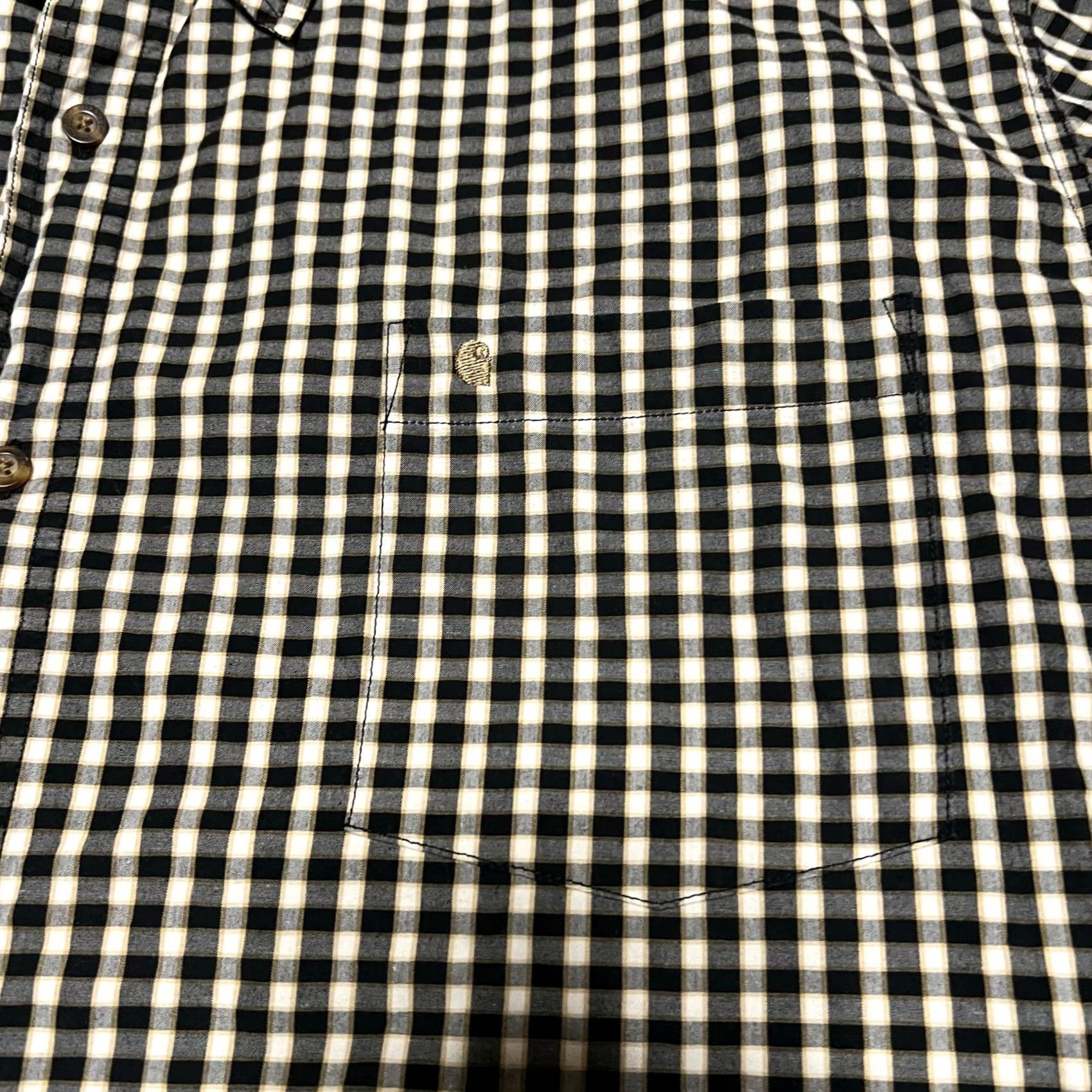 Carhartt Carhartt Shirt Mens 4XL Plaid Sleeve Button Short Sleeve Work Black 4XL Mens Size US XXL / EU 58 / 5 - 2 Thumbnail