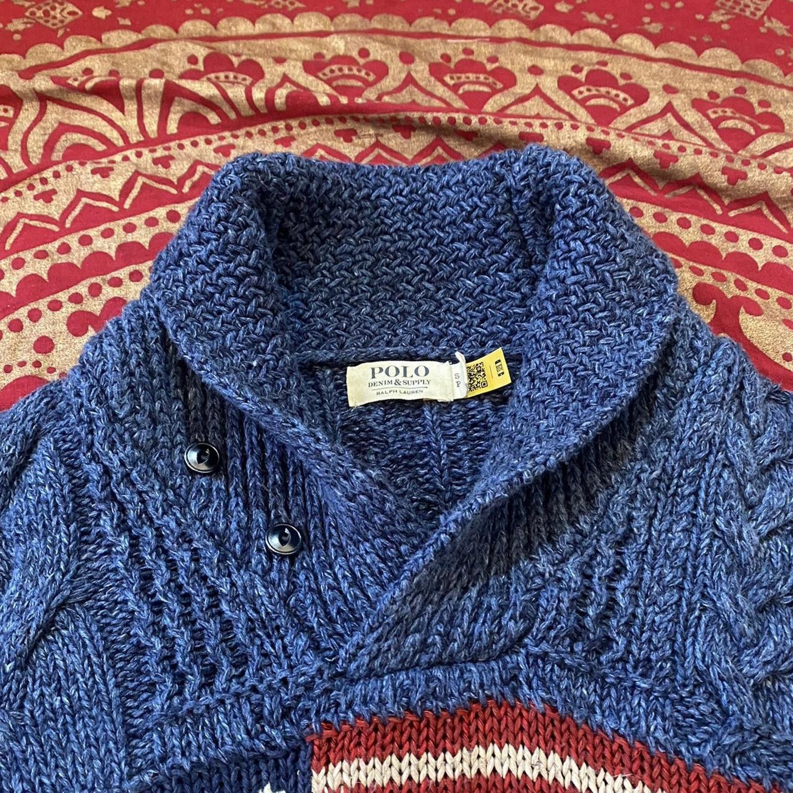 Polo Ralph Lauren Polo Ralph Lauren knitwear sweater cable weave Size US S / EU 44-46 / 1 - 2 Thumbnail