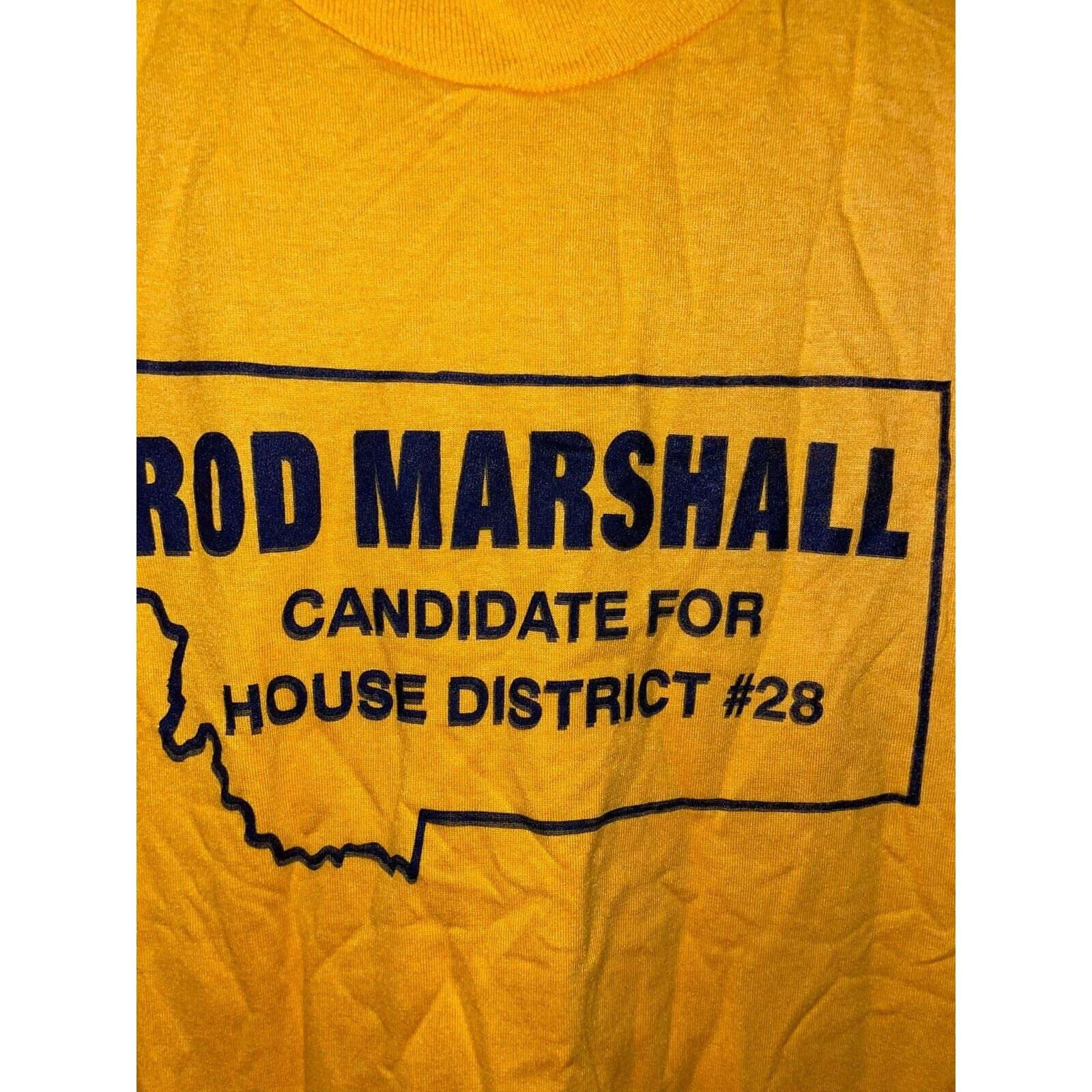 Jerzees Vintage Rod Marshall Shirt Candidate #28 Shirt Large 90s Size US L / EU 52-54 / 3 - 4 Thumbnail