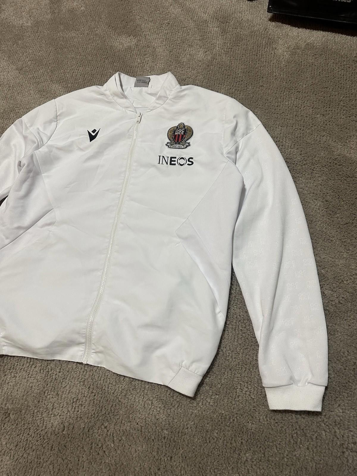 Macron Macron OGS NICE Football Soccer Track Jacket Sz L Size US L / EU 52-54 / 3 - 3 Thumbnail