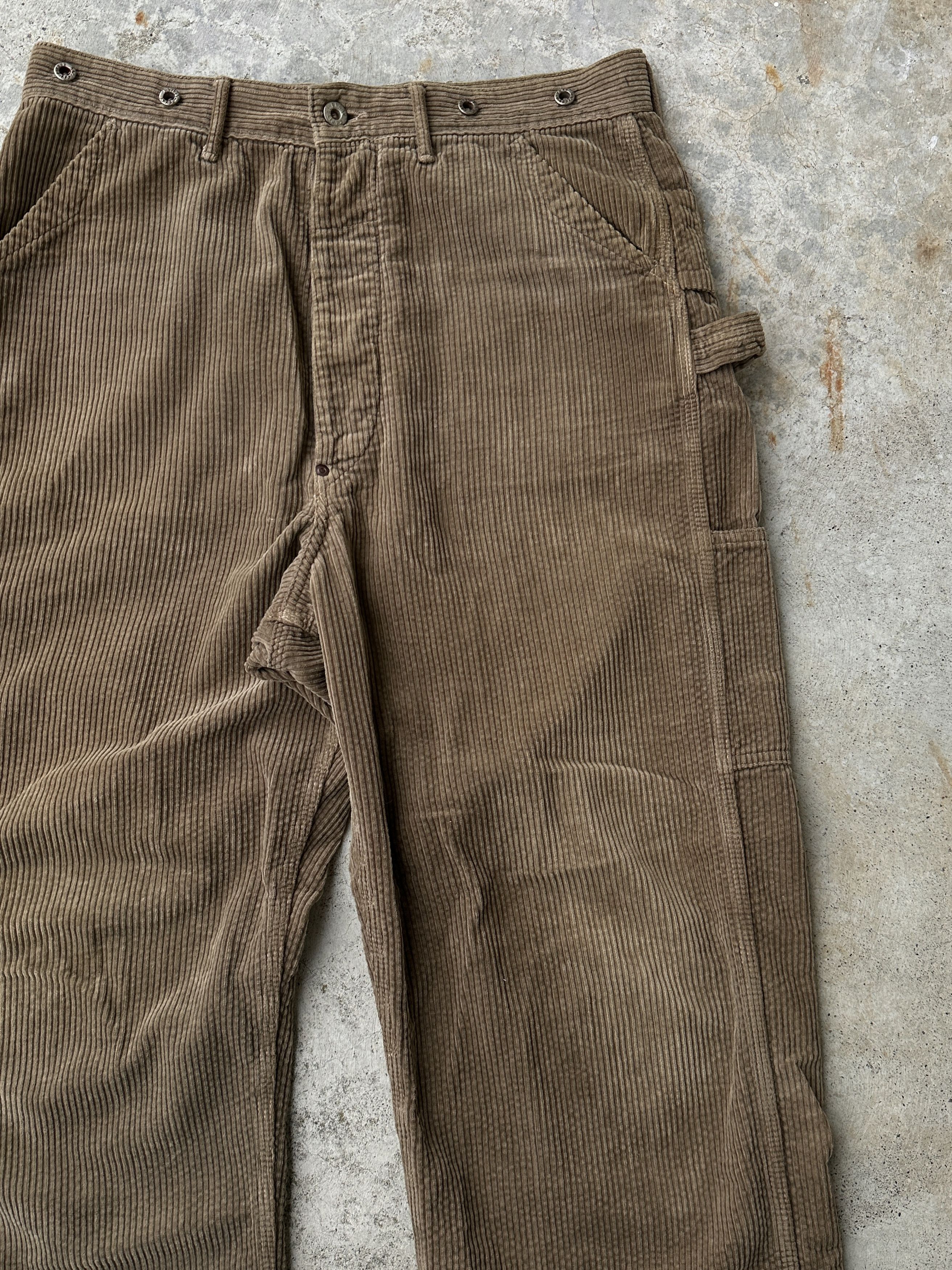 Kapital Kountry Buckleback Lumber Winday Corduroy Cord Carpenter work pant Size US 33 - 3 Thumbnail