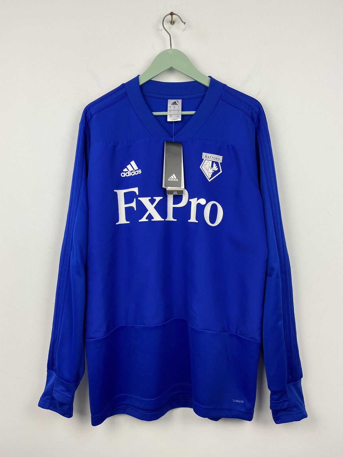 Vintage Watfotd 2018 Training Soccer Sweatshirt Real Juventus PSG Size US L / EU 52-54 / 3 - 1 Thumbnail