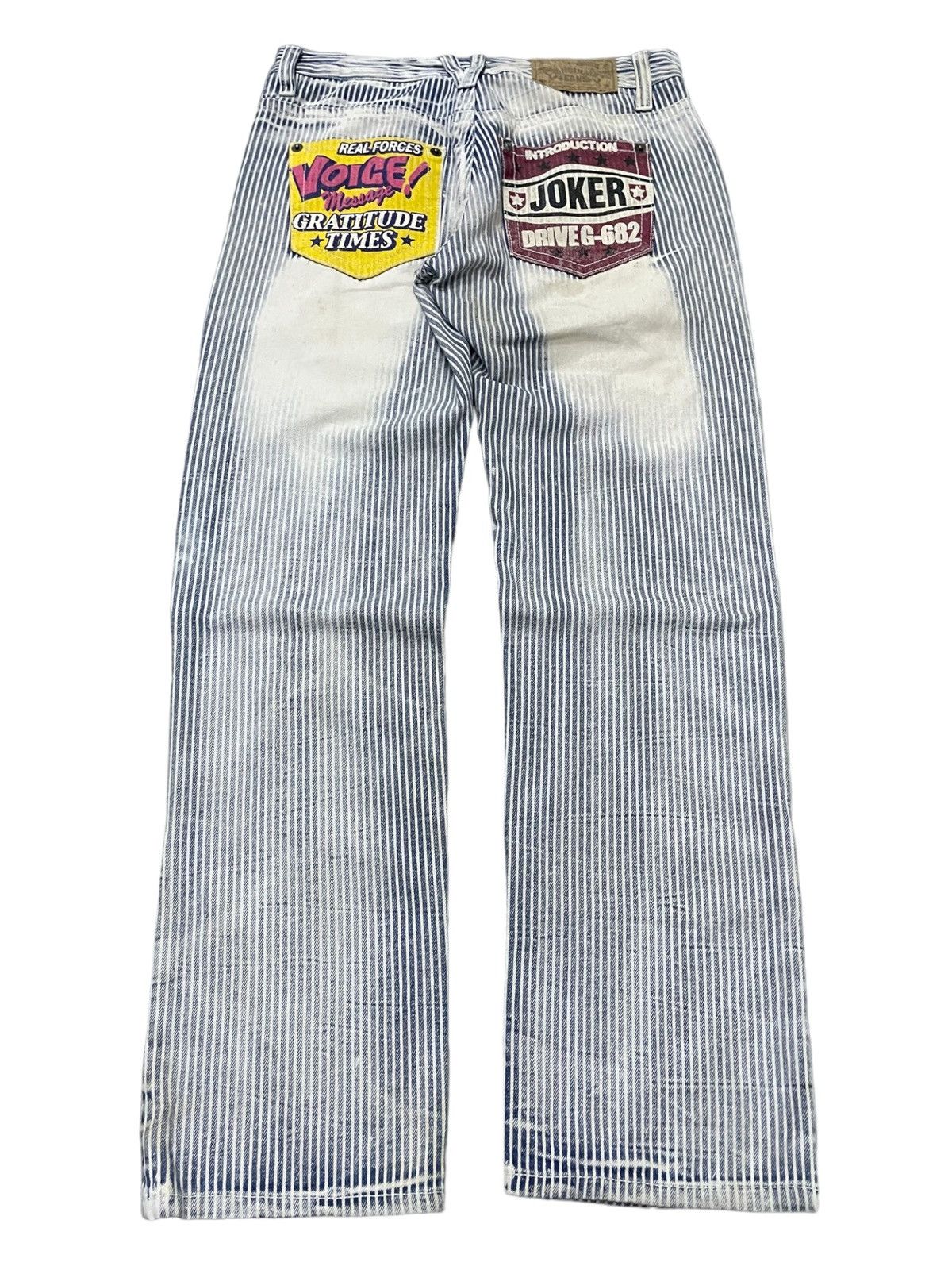 Hysteric Glamour × Japanese Brand The Vintage Standard Japan Hickory Distressed Laser Jeans Size US 30 / EU 46 - 1 Thumbnail