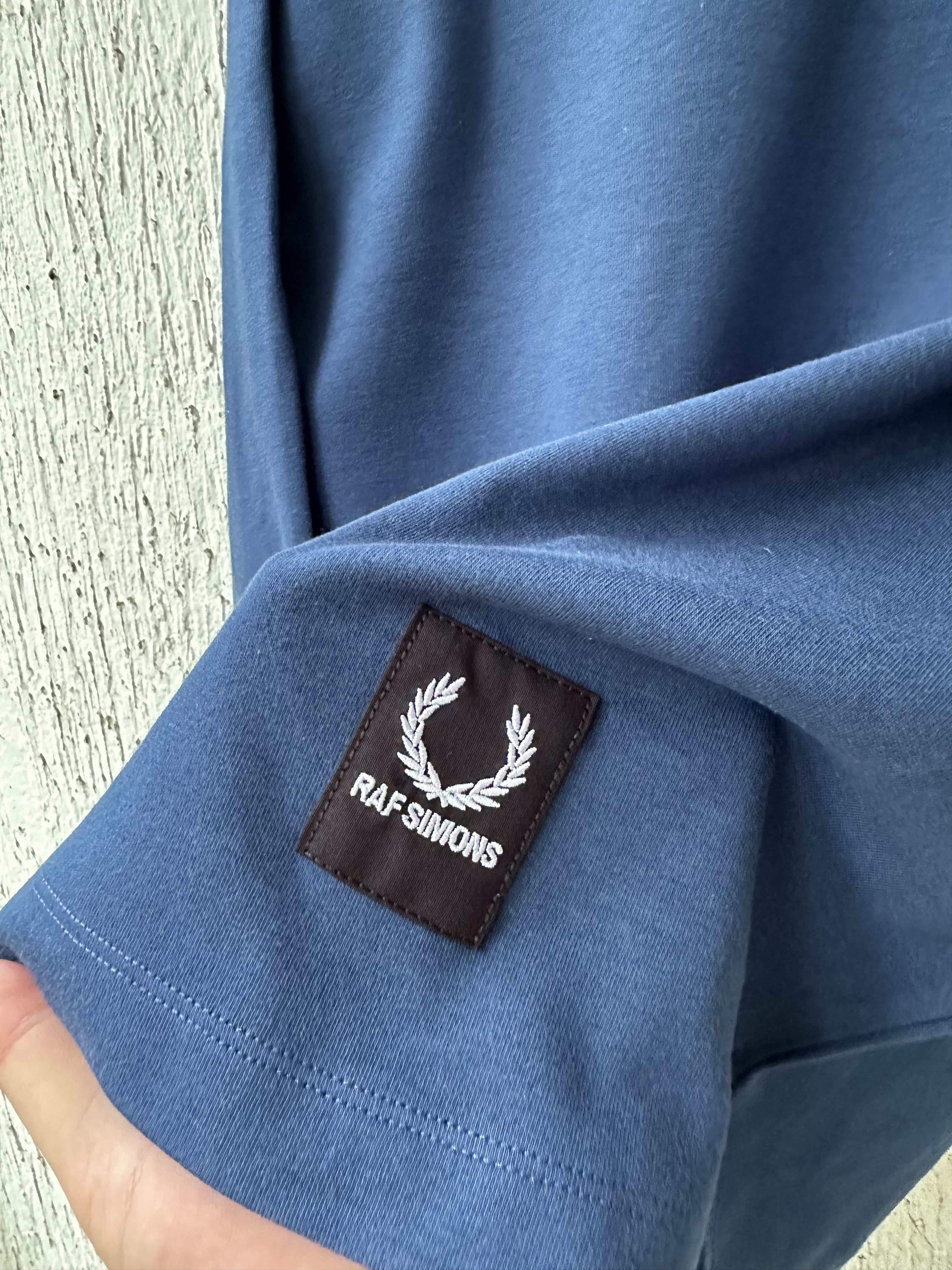 Fred Perry × Raf Simons BNWT LONG SLEEVE PATCH LOGO TEE Size US S / EU 44-46 / 1 - 3 Thumbnail