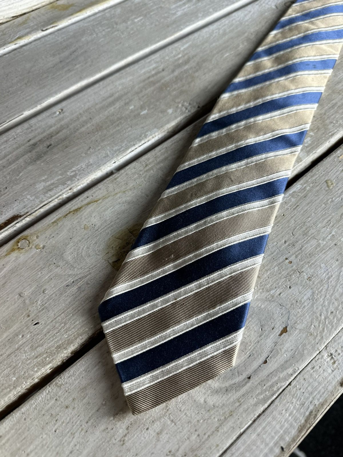 Brioni × Vintage 🚨 BRIONI VINTAGE TIE RARE LUXURY OLD MONEY LOGO Size ONE SIZE - 4 Thumbnail
