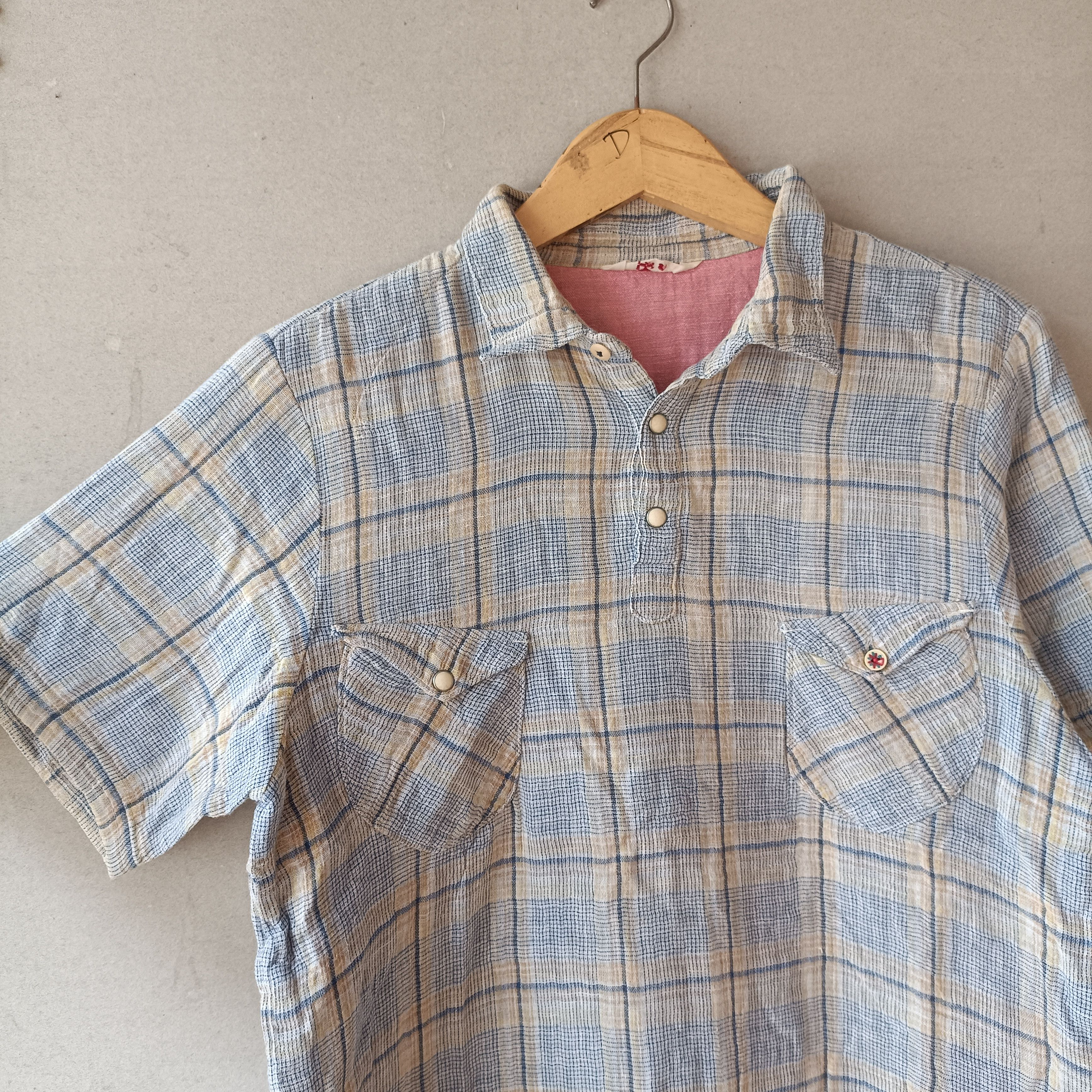45rpm 45rpm Half Button Slant pocket Plaid Shirt Size US M / EU 48-50 / 2 - 3 Thumbnail