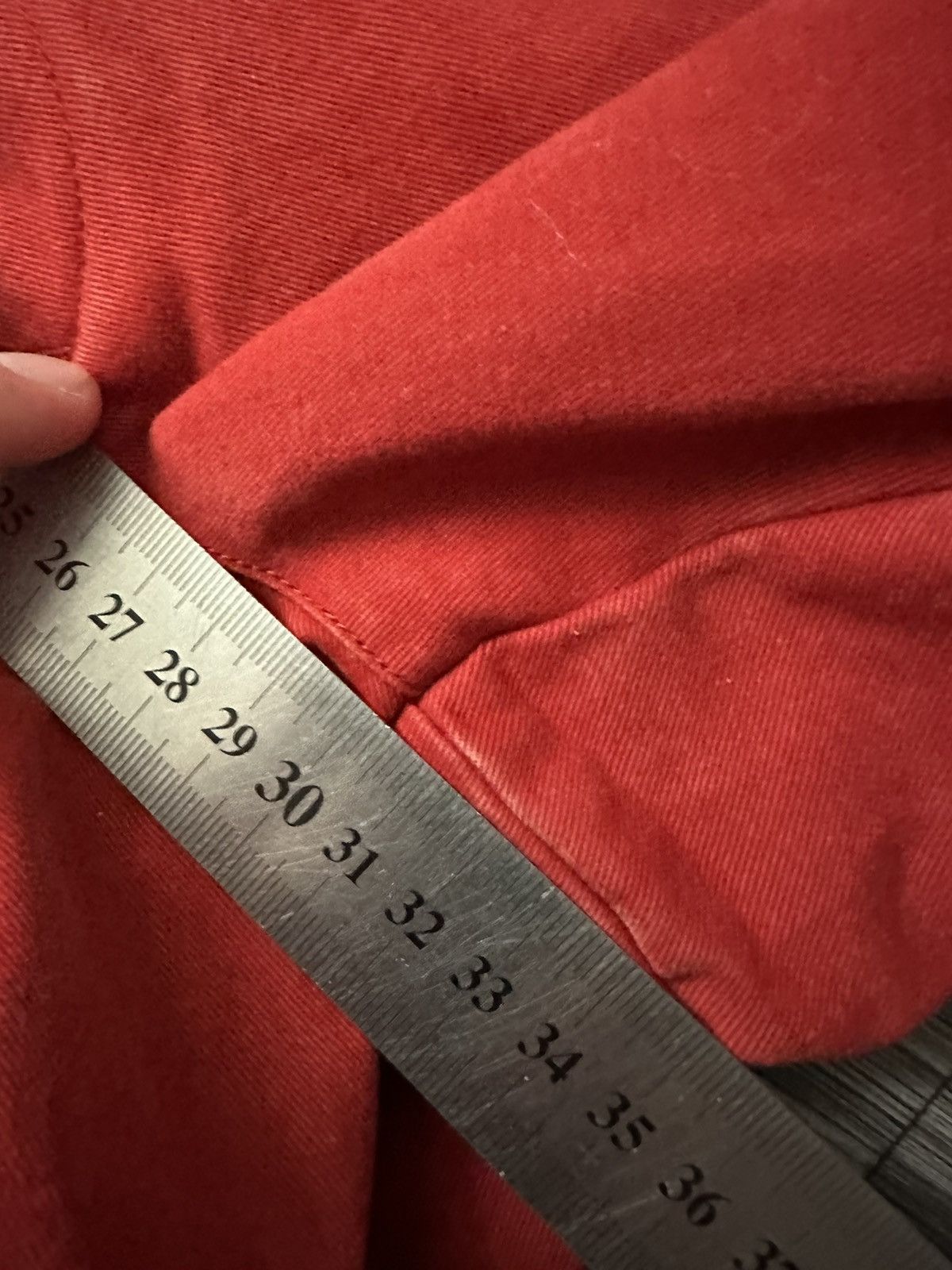 Burberry Burberry London Bright Red Pleated Chino Pants Vintage y2k Size US 38 / EU 54 - 12 Thumbnail