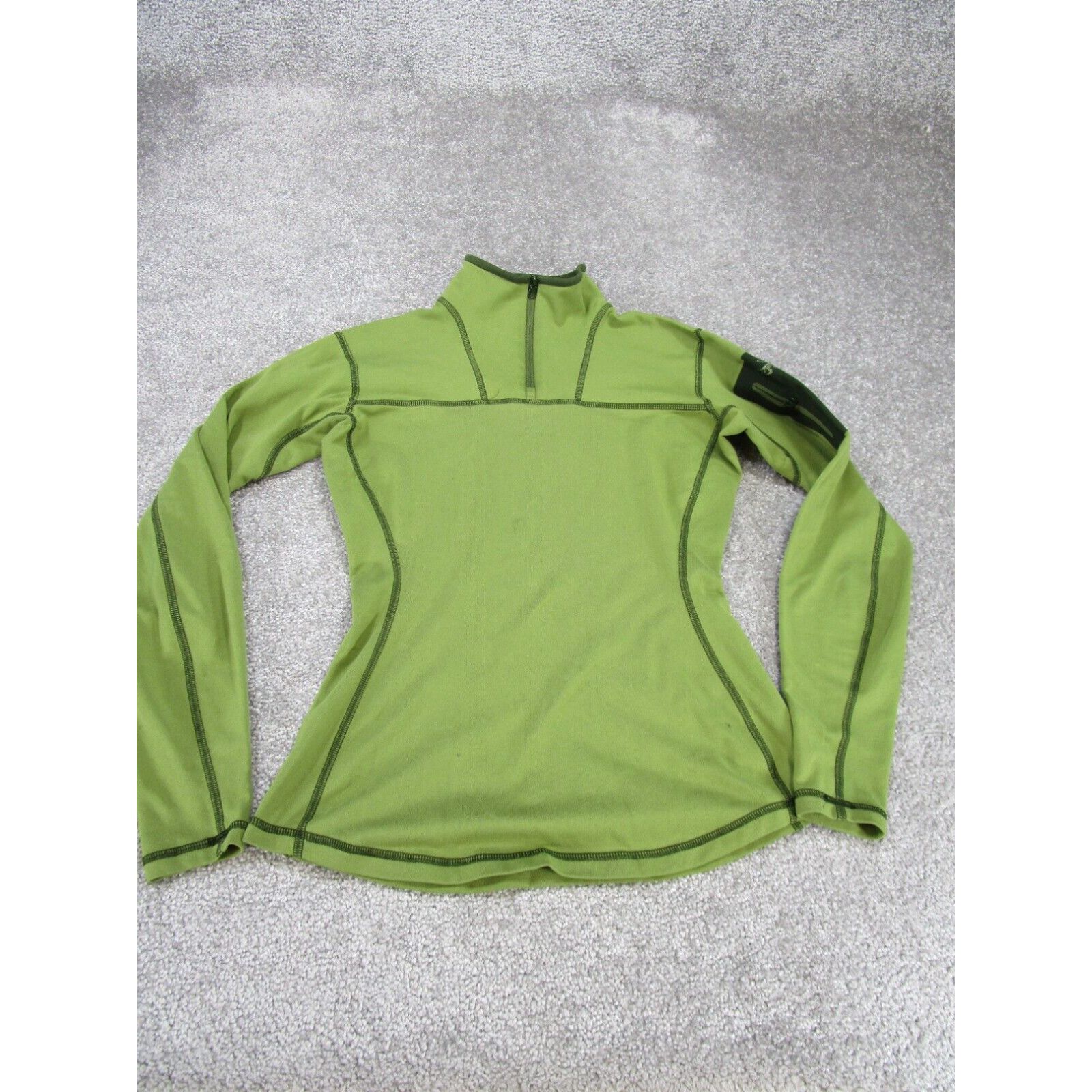 Image of Arcteryx Arc'teryx Sweater Womens Small Green 1/4 Zip Pullover Delta Lt Vintage in White