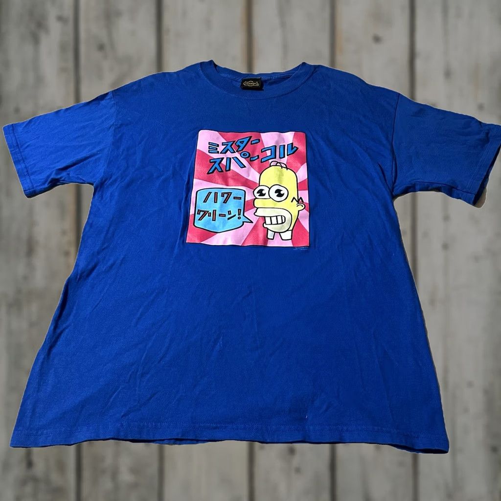 Changes VINTAGE Changes Homer Simpson Japan Shirt XL T-Shirt Blue Men Size XL Fits Smaller Y2K Size US XL / EU 56 / 4 - 1 Thumbnail