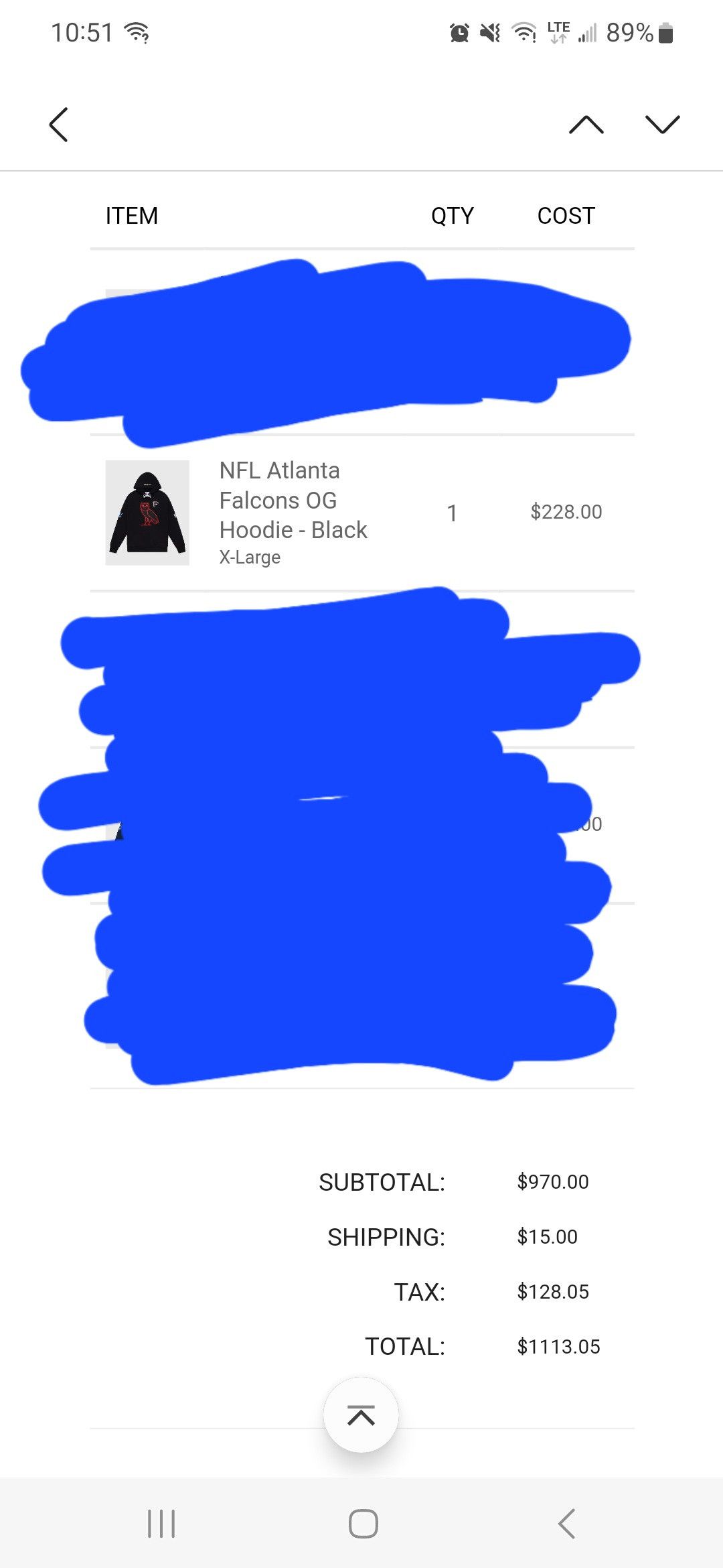 October's Very Own OVO NFL Atlanta Falcons XL OG owl hoodie Size US XL / EU 56 / 4 - 8 Thumbnail